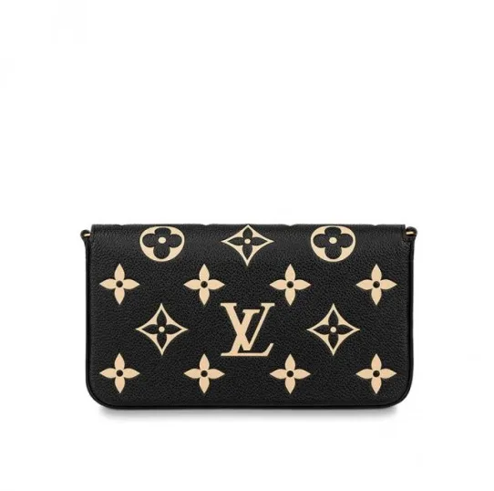 Ouis vuitton christian dior Bagsaaa Félicie Pochette Gray M69977 Black M80482