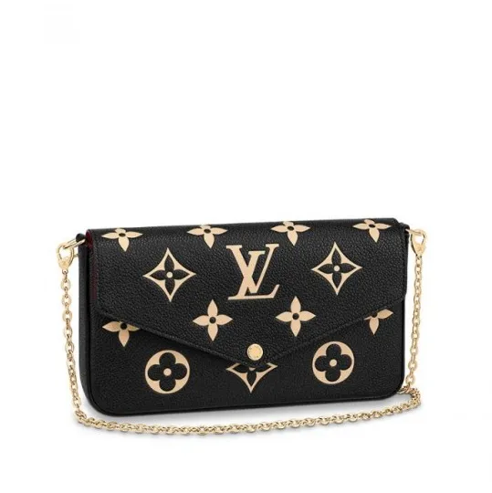 Ouis vuitton christian dior Bagsaaa Félicie Pochette Gray M69977 Black M80482