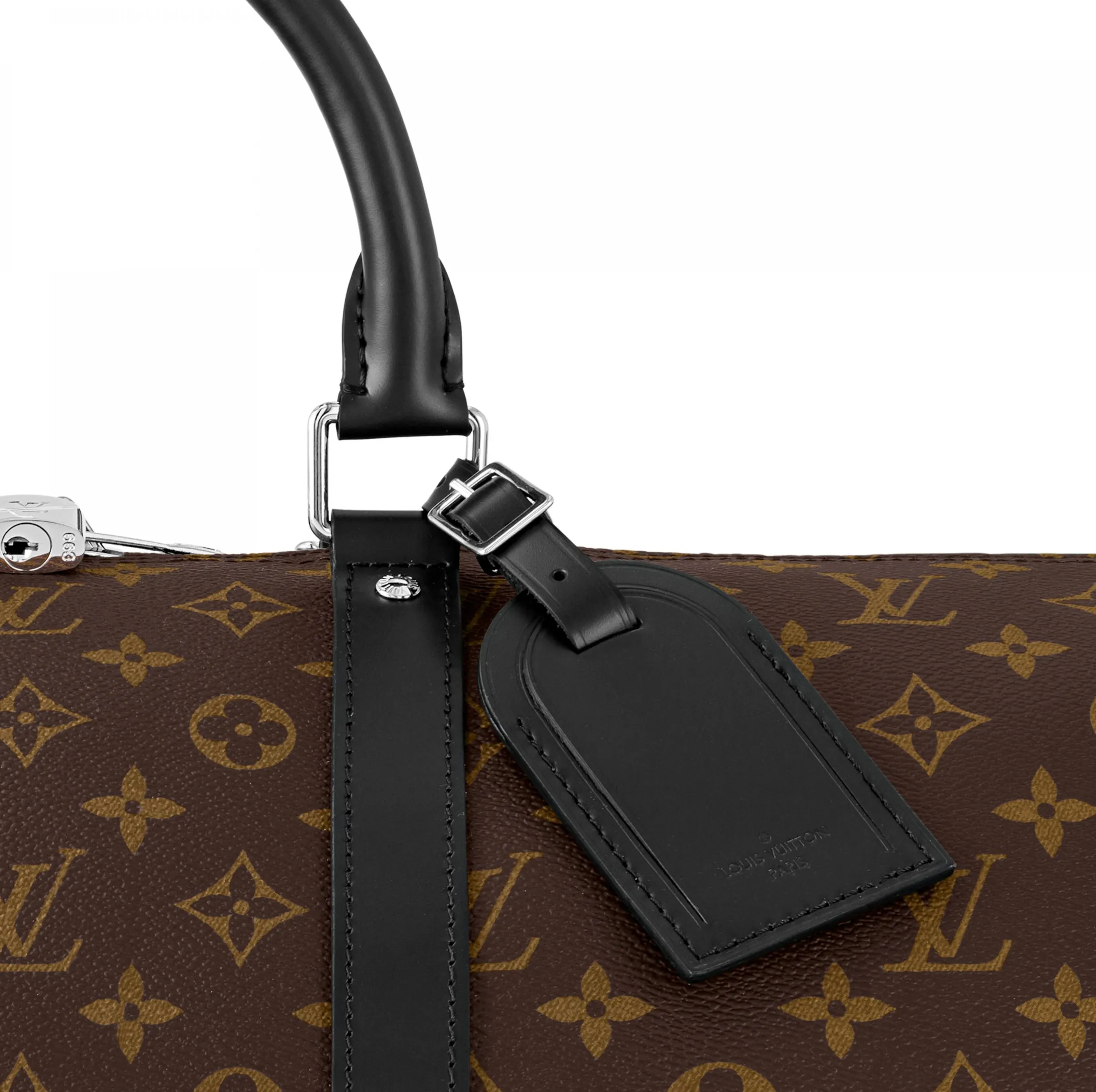 Original chanel store Bagsaaa Keepall Bandouliere 55 Black M56714