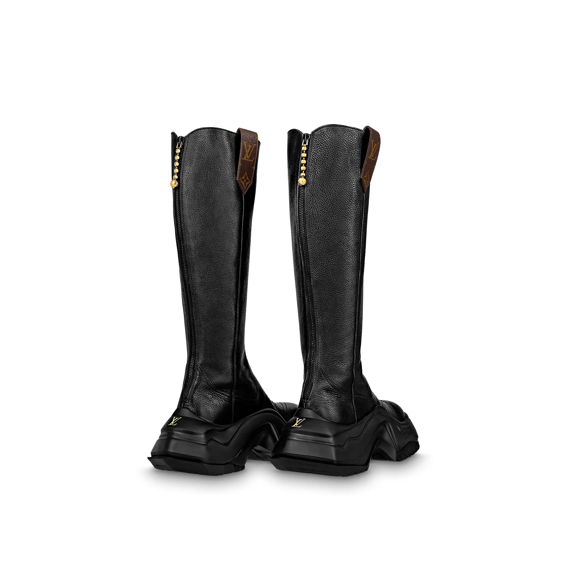 Replica ysl bags Bagsaaa LV Archlight 2.0 Platform High Boot Black 1ABHSY
