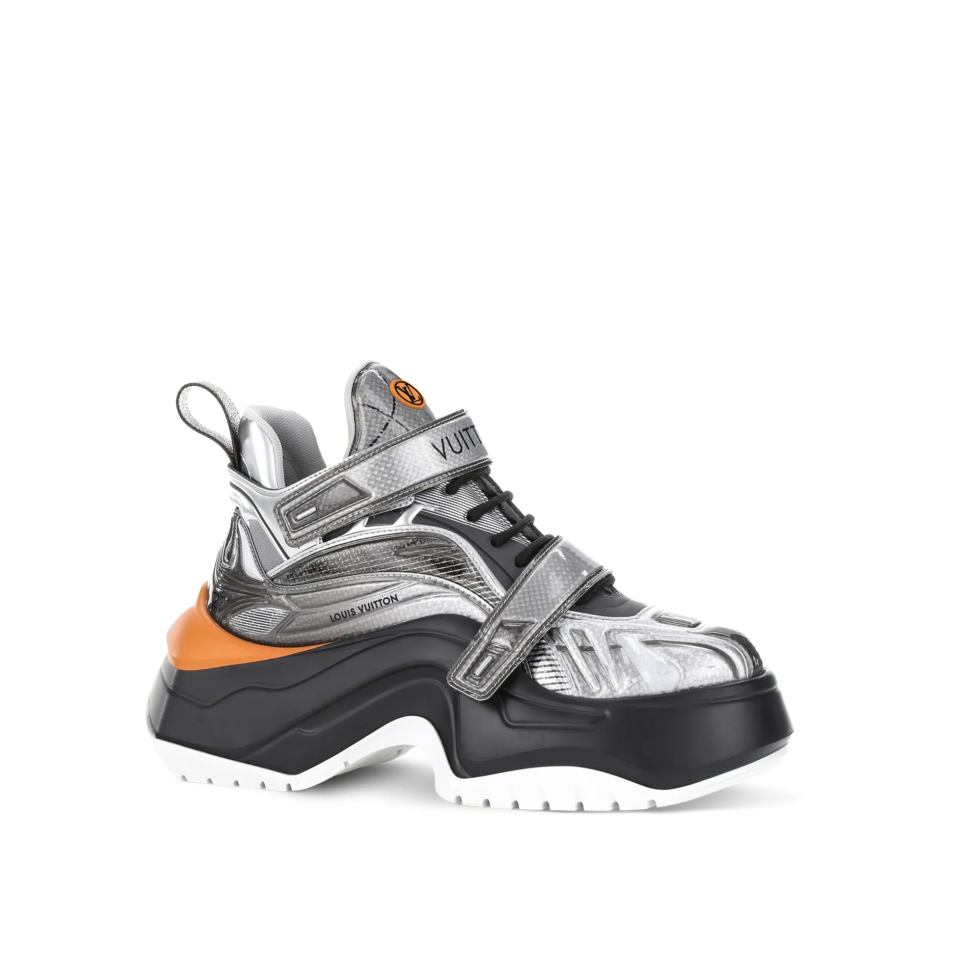 Bagsaaa LV Archlight 2.0 Platform Sneaker Black Silver 1AB13F