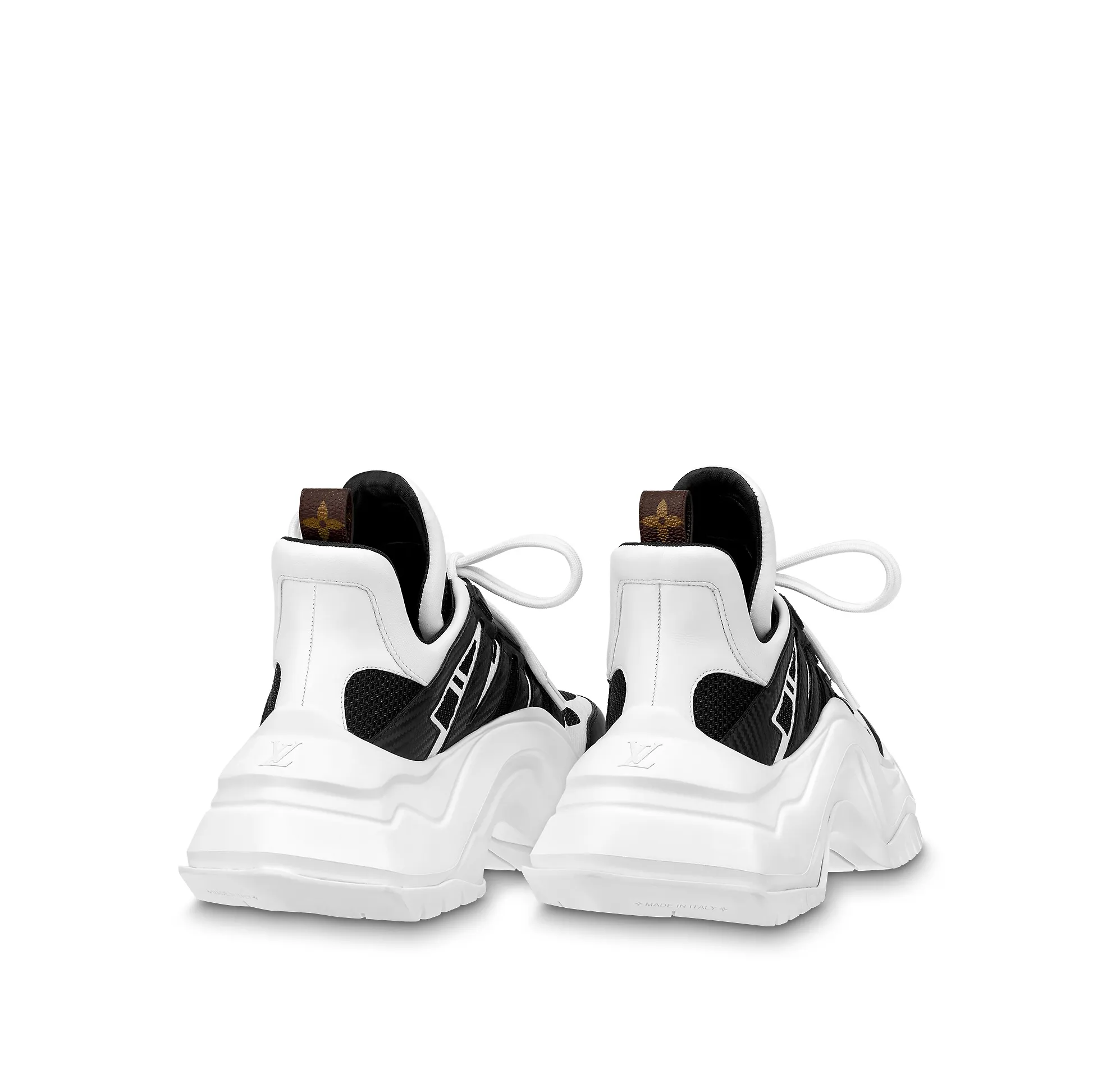 Replica shop Bagsaaa LV Archlight 2.0 Platform Sneaker Black White 1ABIMU