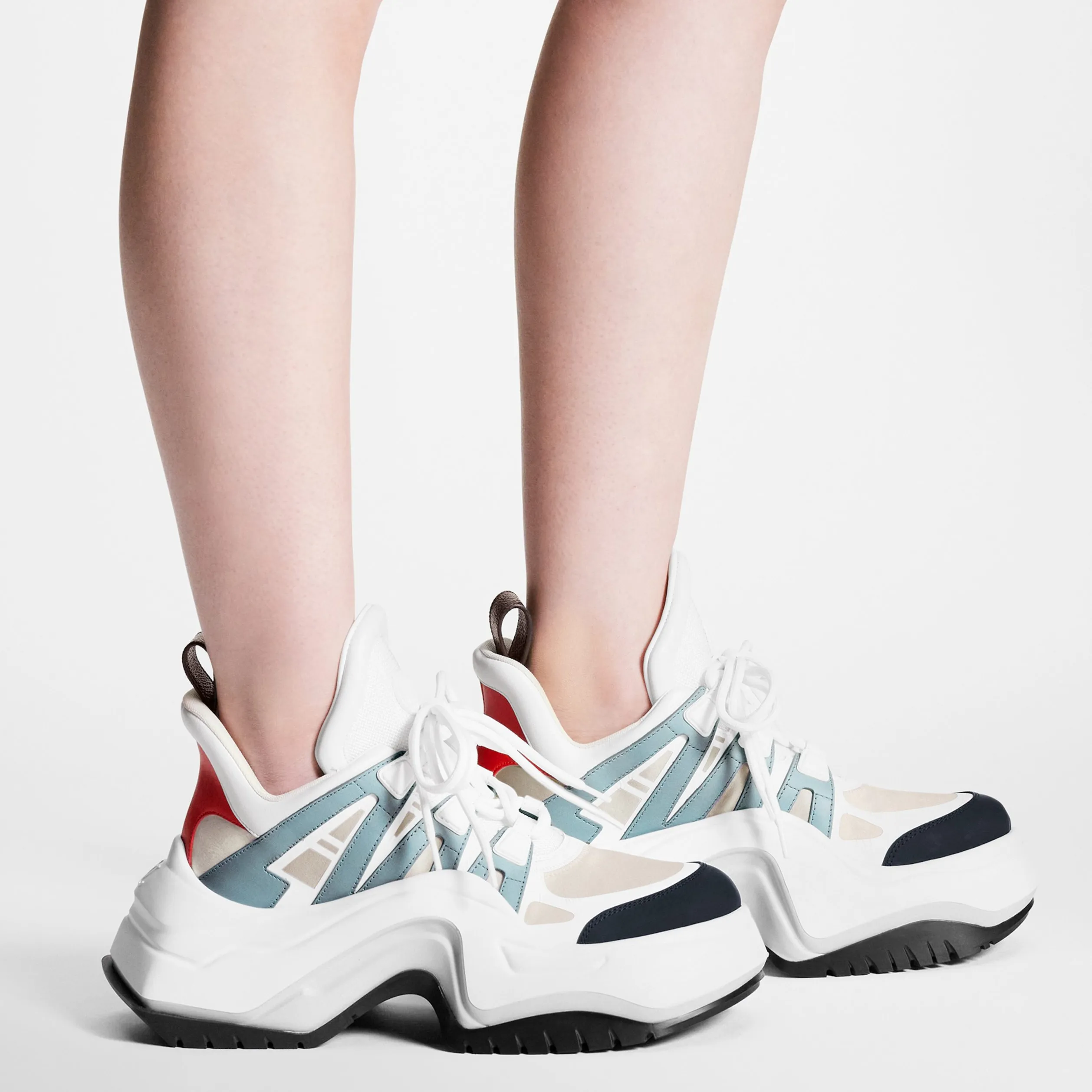 Store shopping Bagsaaa LV Archlight 2.0 Platform Sneaker Blue Gray 1ABIHW