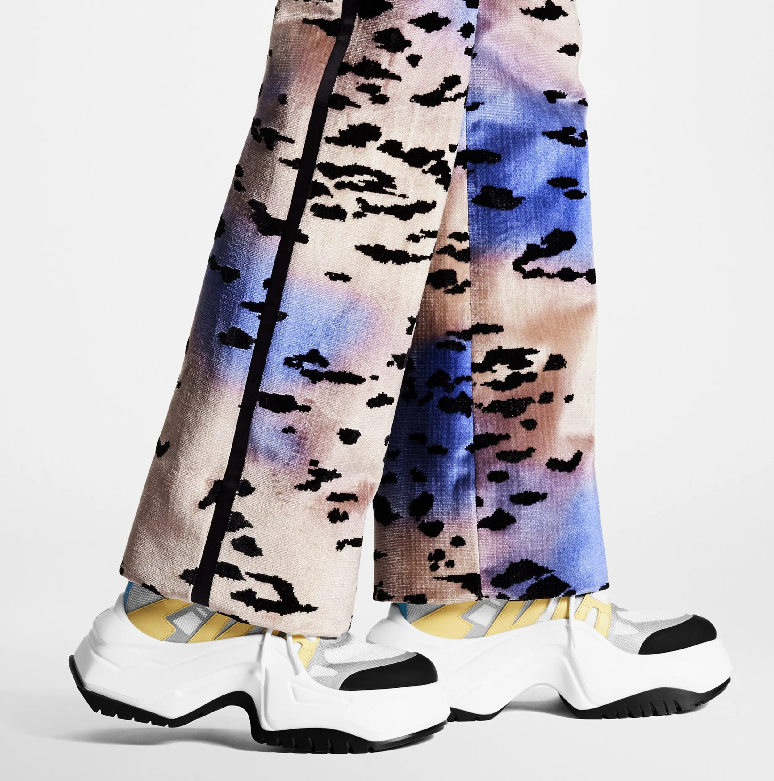 Shop for brands Bagsaaa LV Archlight 2.0 Platform Sneaker White Yellow 1ABIIE
