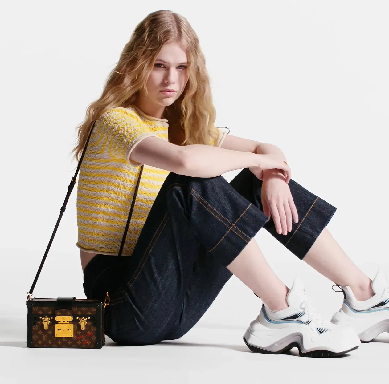 Replica ysl bag Bagsaaa LV Archlight 2.0 Sneaker Platform Light Blue 1ABI0N