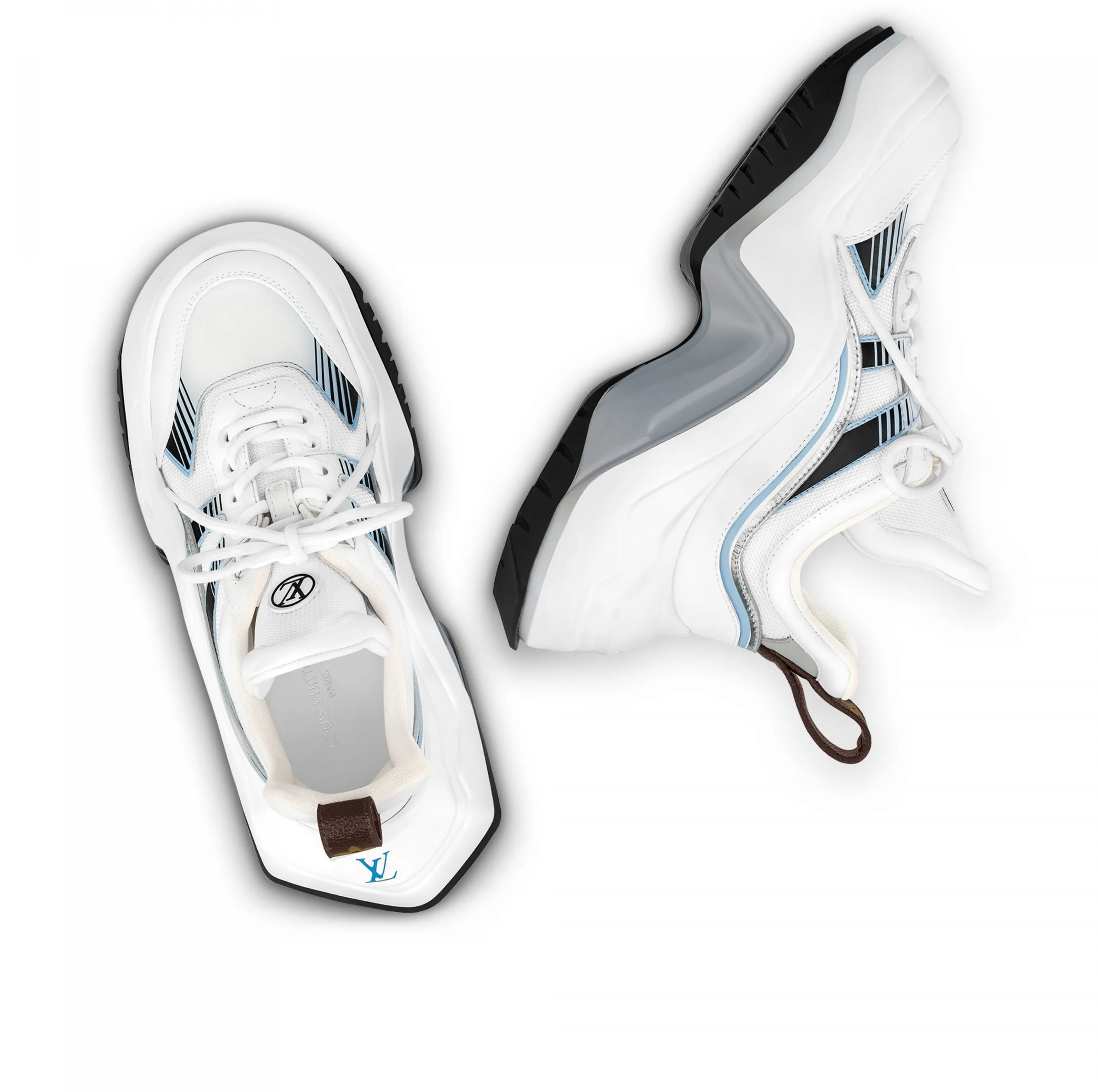Replica ysl bag Bagsaaa LV Archlight 2.0 Sneaker Platform Light Blue 1ABI0N