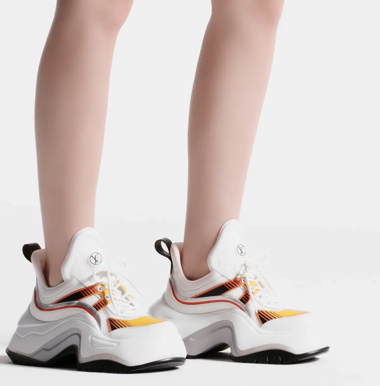 Balenciaga shoes replica Bagsaaa LV Archlight 2.0 Sneaker Platform Orange 1ABHZZ