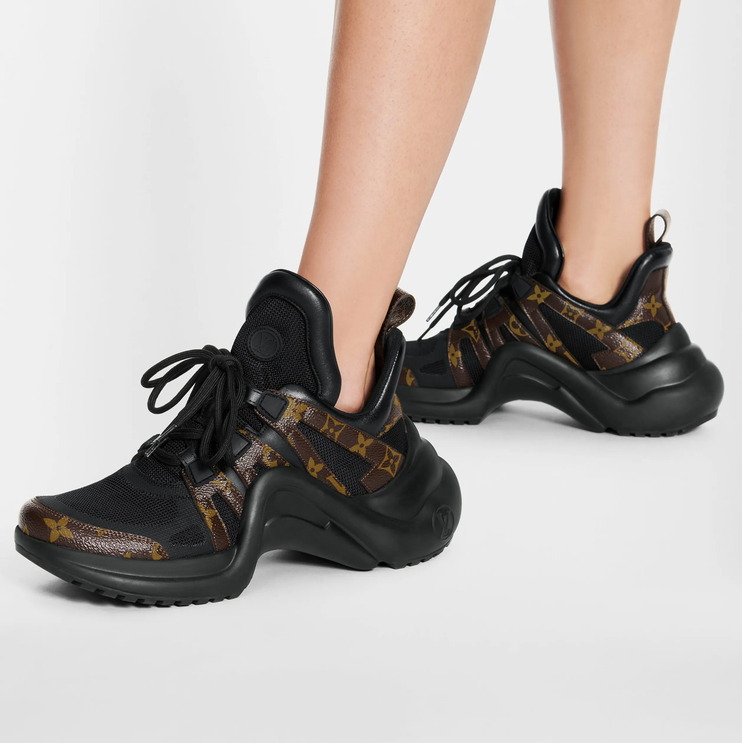 Replica goyard tote Bagsaaa LV Archlight Sneaker Black 1A43LB