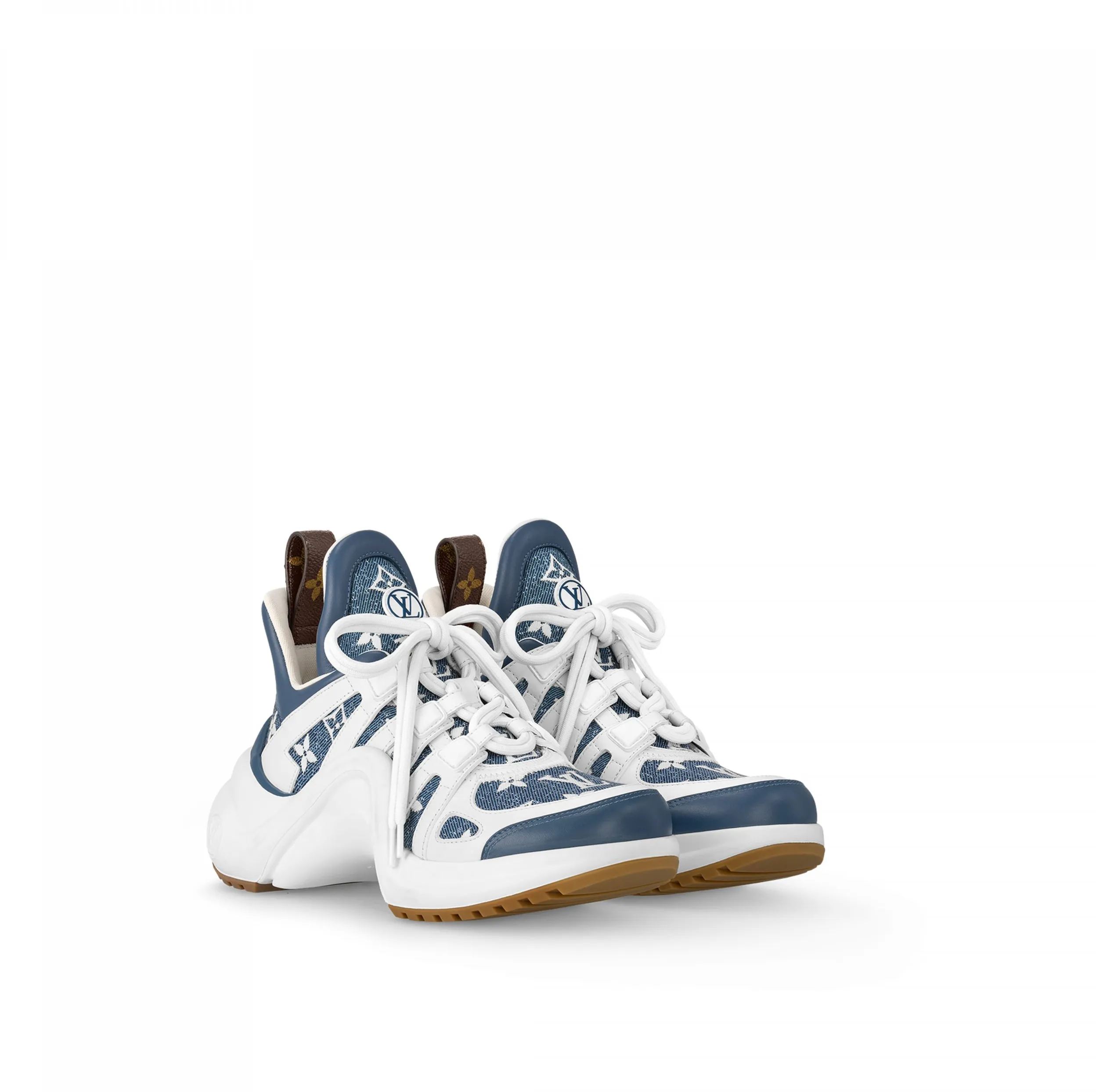 Replica shoes Bagsaaa LV Archlight Sneaker Denim Blue 1AC272