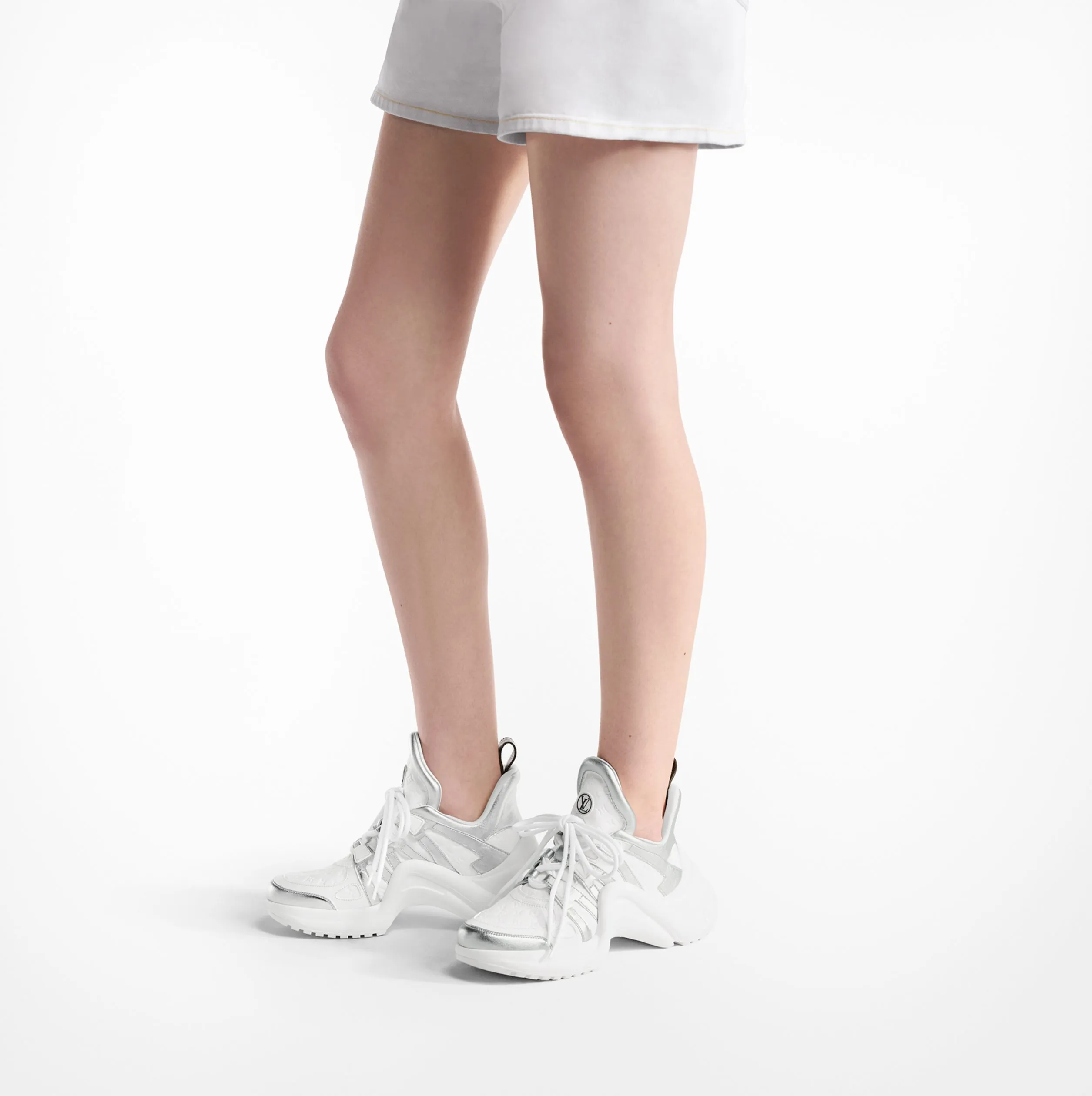 Replica chloe bag Bagsaaa LV Archlight Sneaker Silver 1ABVFU