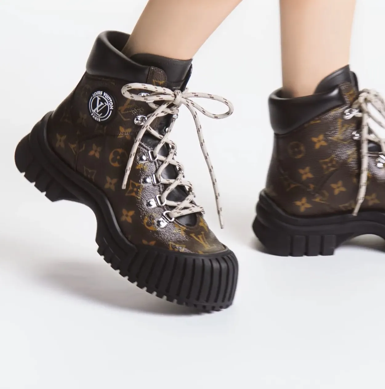 Replica valentino bags Bagsaaa LV Ruby Flat Ranger Boot Cacao Brown 1AALYA