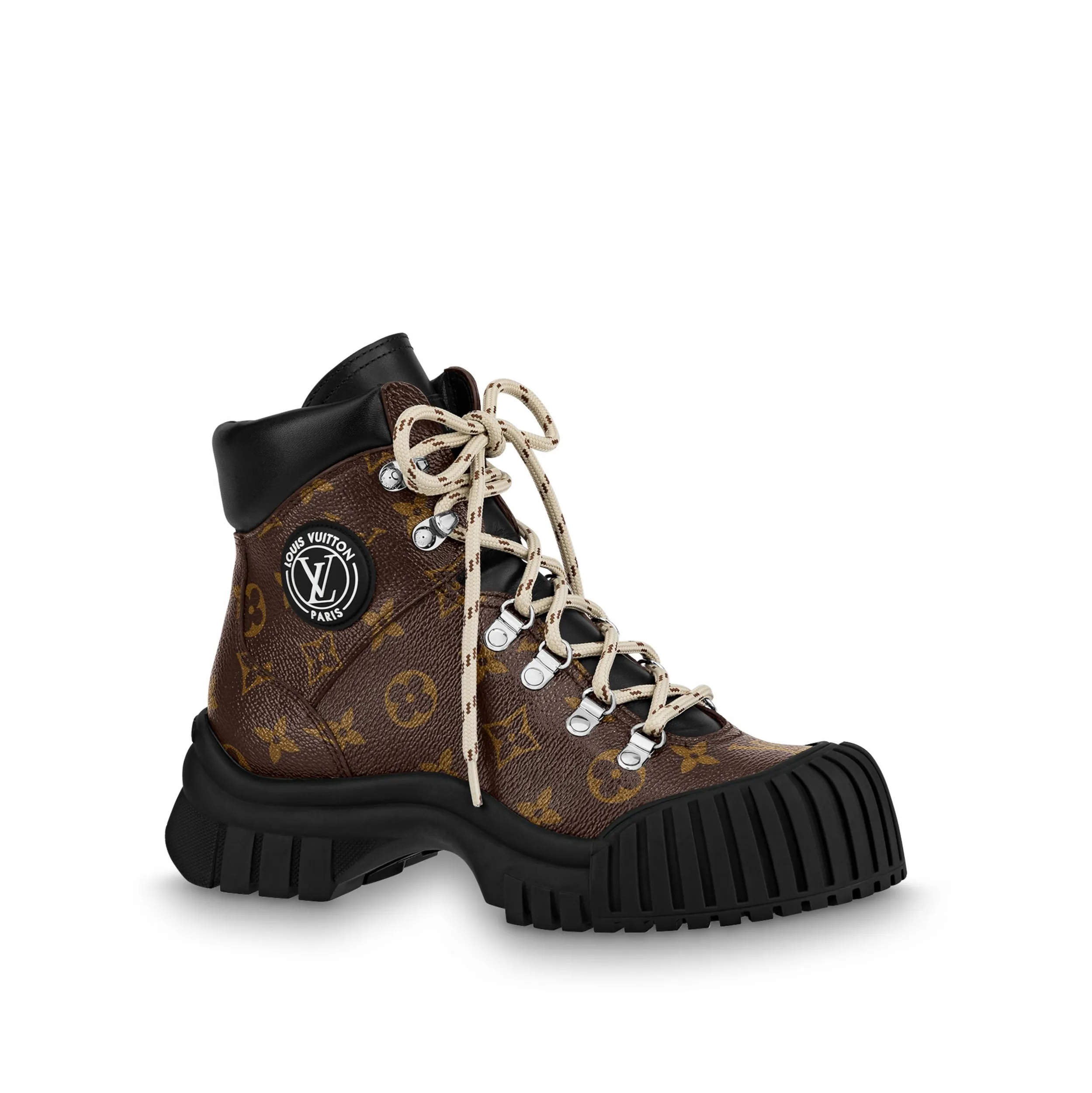 Bagsaaa LV Ruby Flat Ranger Boot Cacao Brown 1AALYA