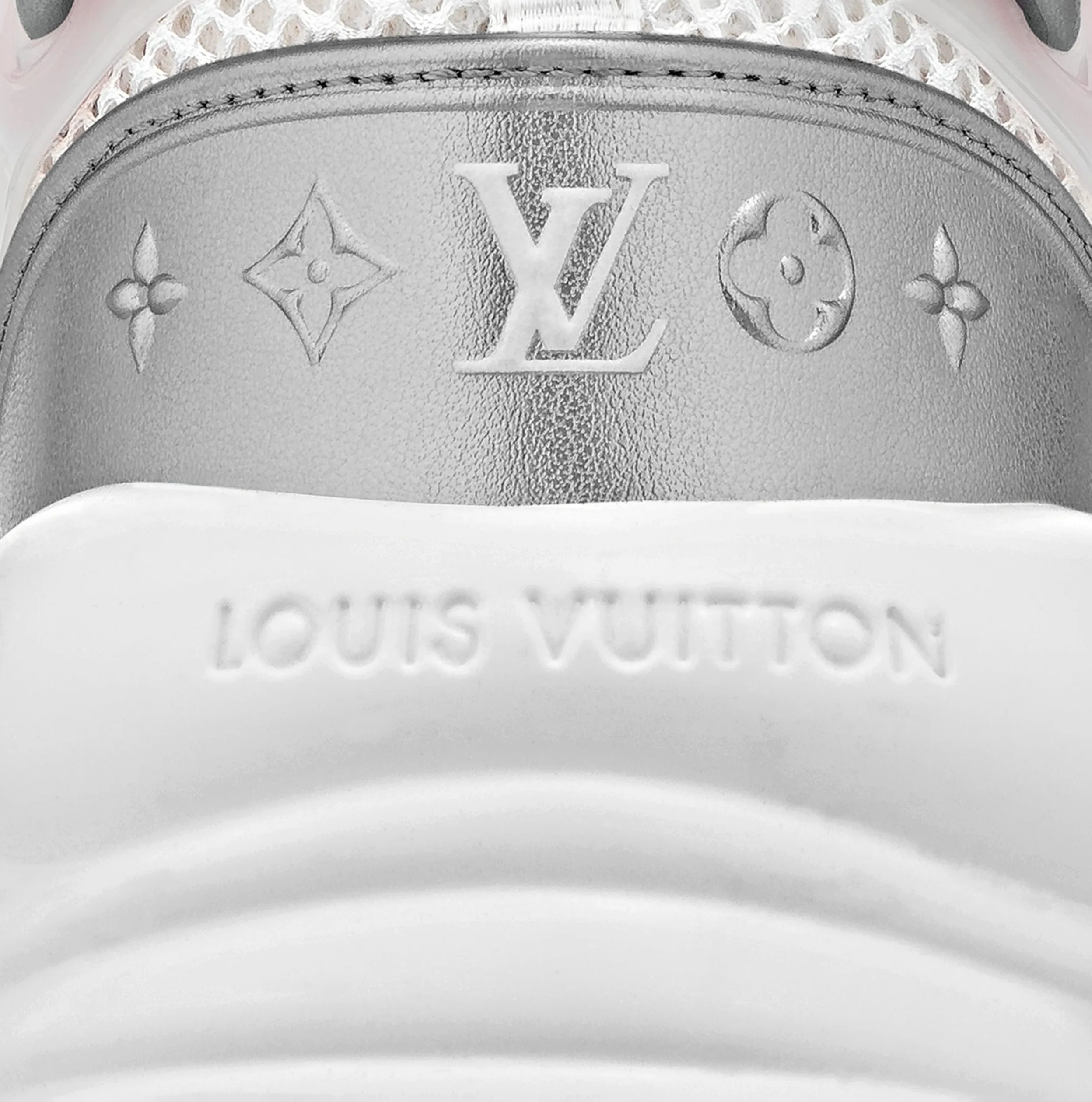 Best replica Bagsaaa LV Run 55 Sneaker Monogram Flowers Pink 1ABVI8