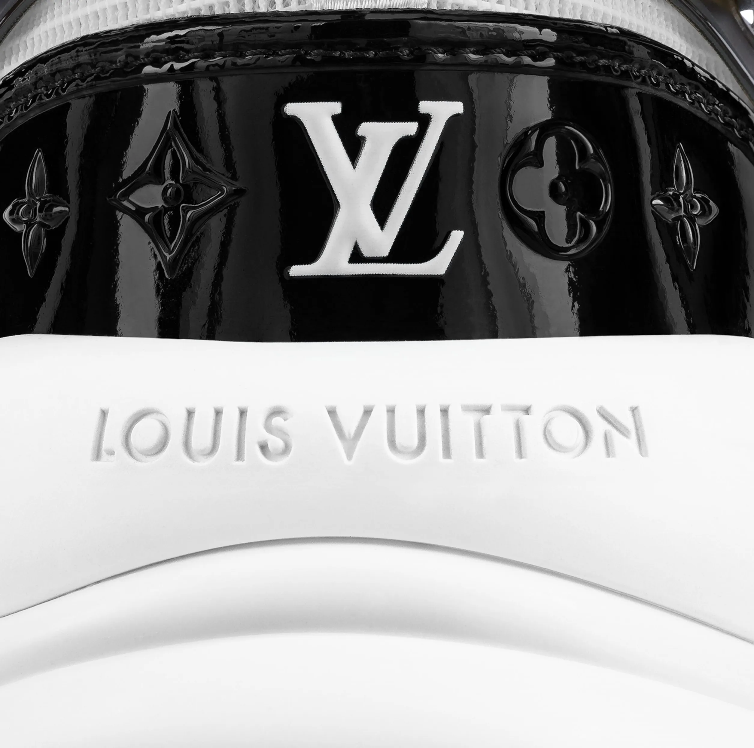 Lv shirt replica Bagsaaa LV Run 55 Sneaker Monogram Flowers White 1AASDF