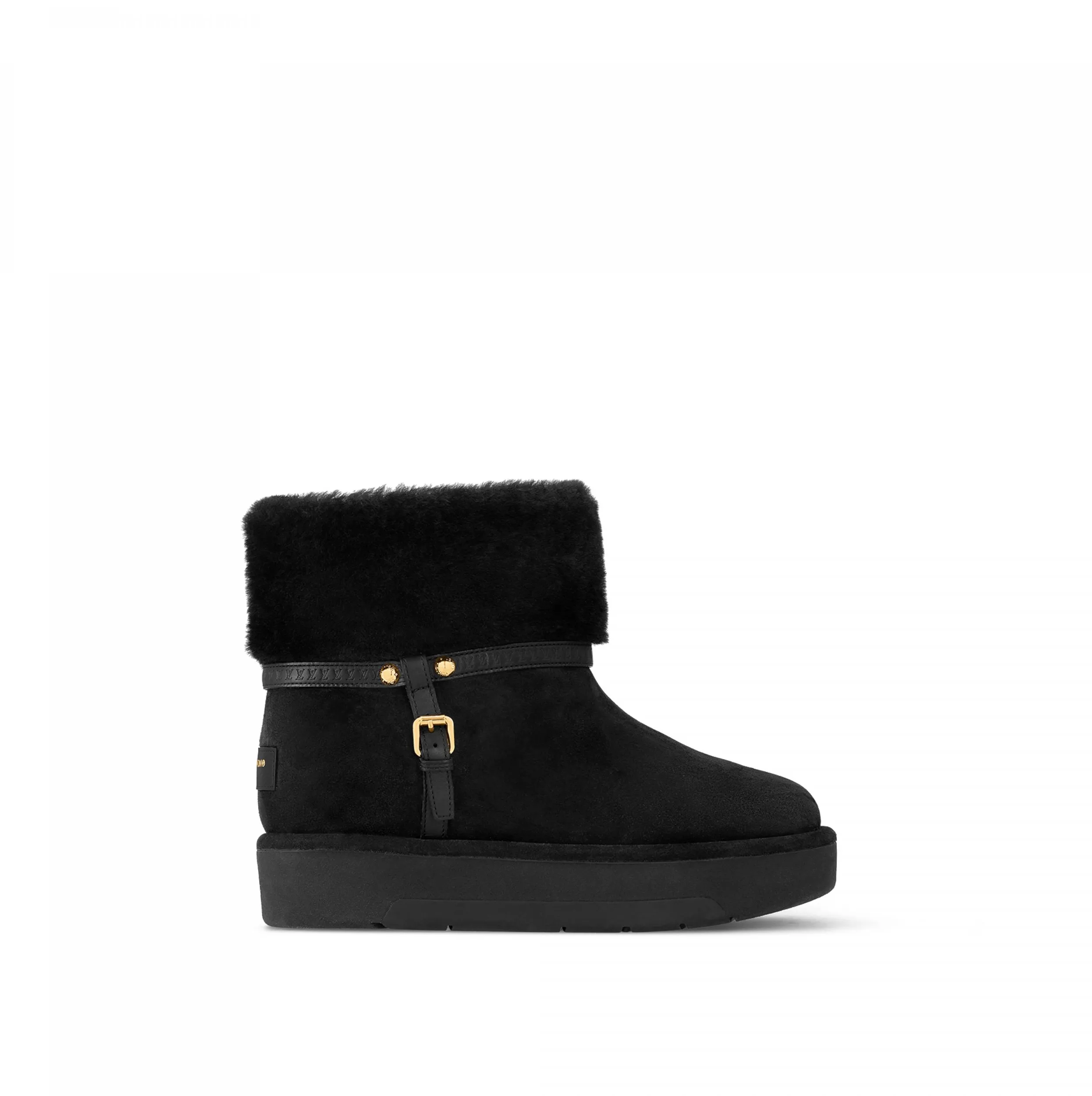 Bagsaaa LV SKI Aspen Platform Ankle Boot Black 1AC78P