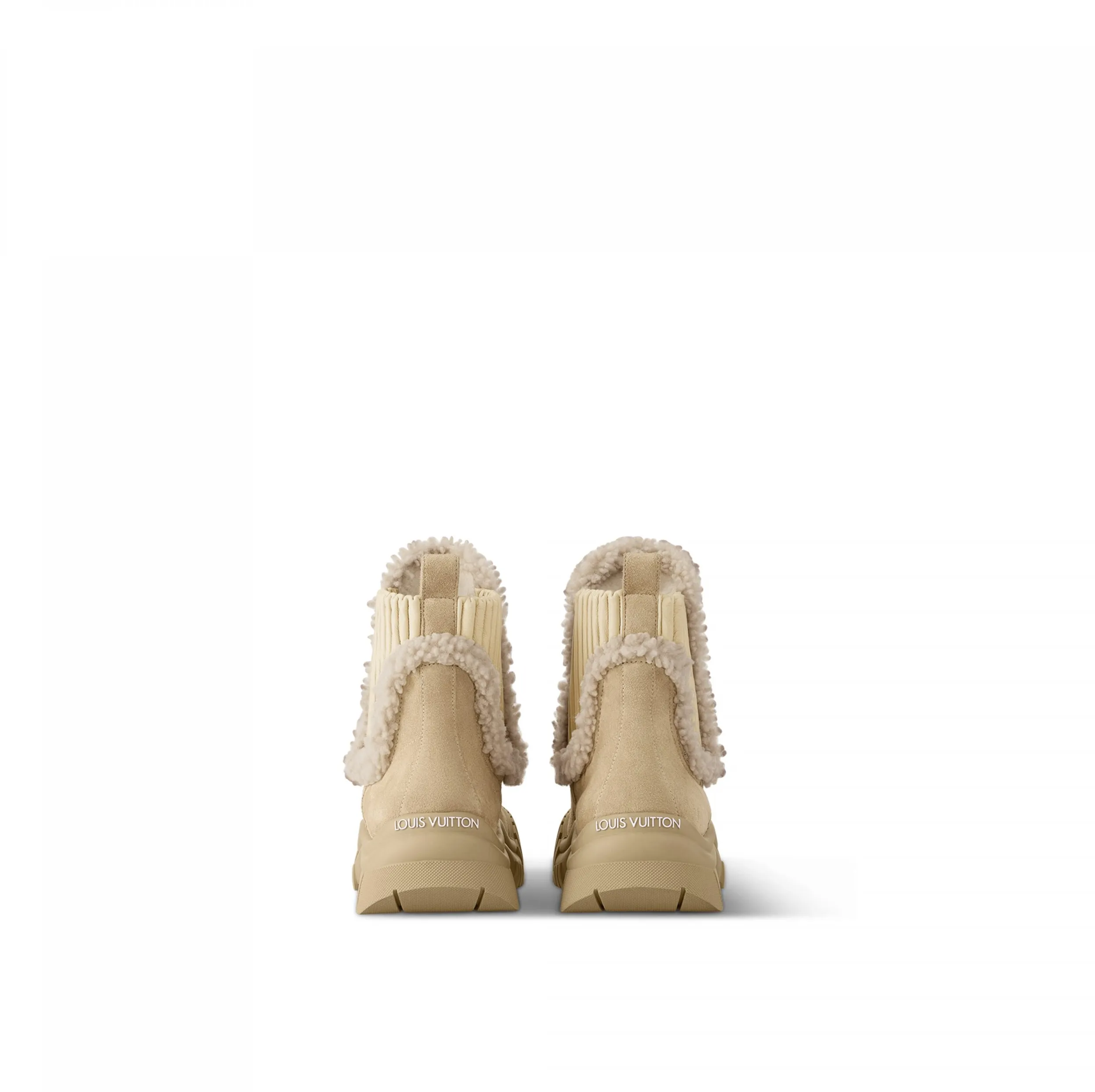 Replica ysl bag Bagsaaa LV SKI Ruby Flat Ankle Boot Beige 1AC7AR