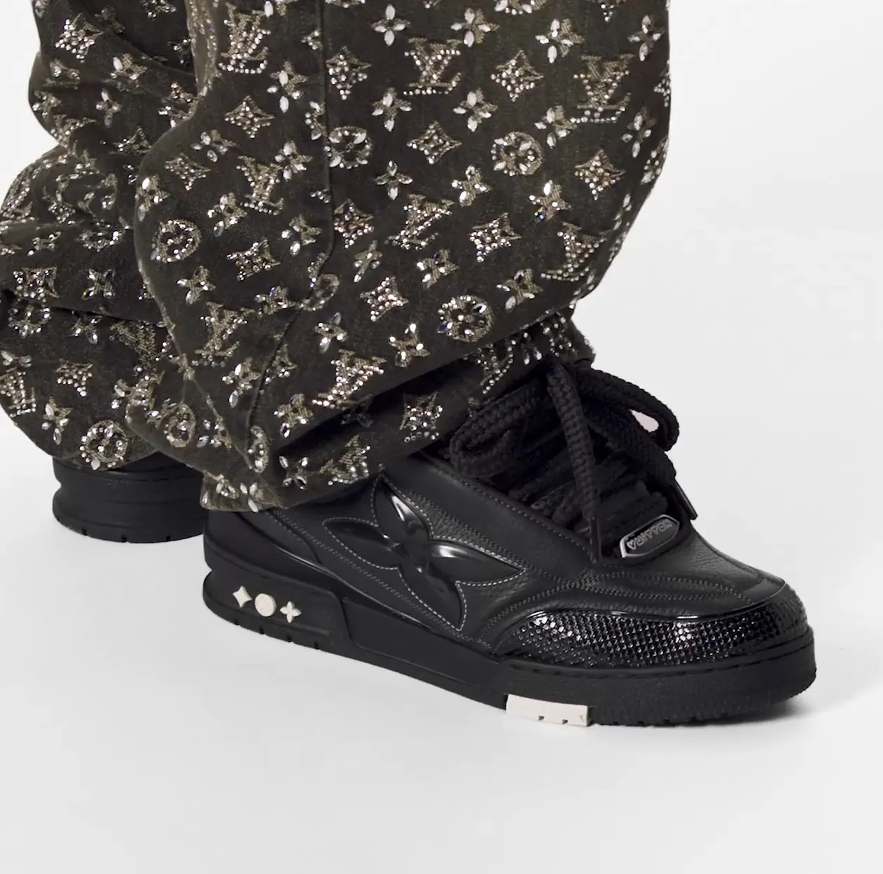 Replica goyard tote Bagsaaa LV Skate Sneaker Black 1ABZ5J