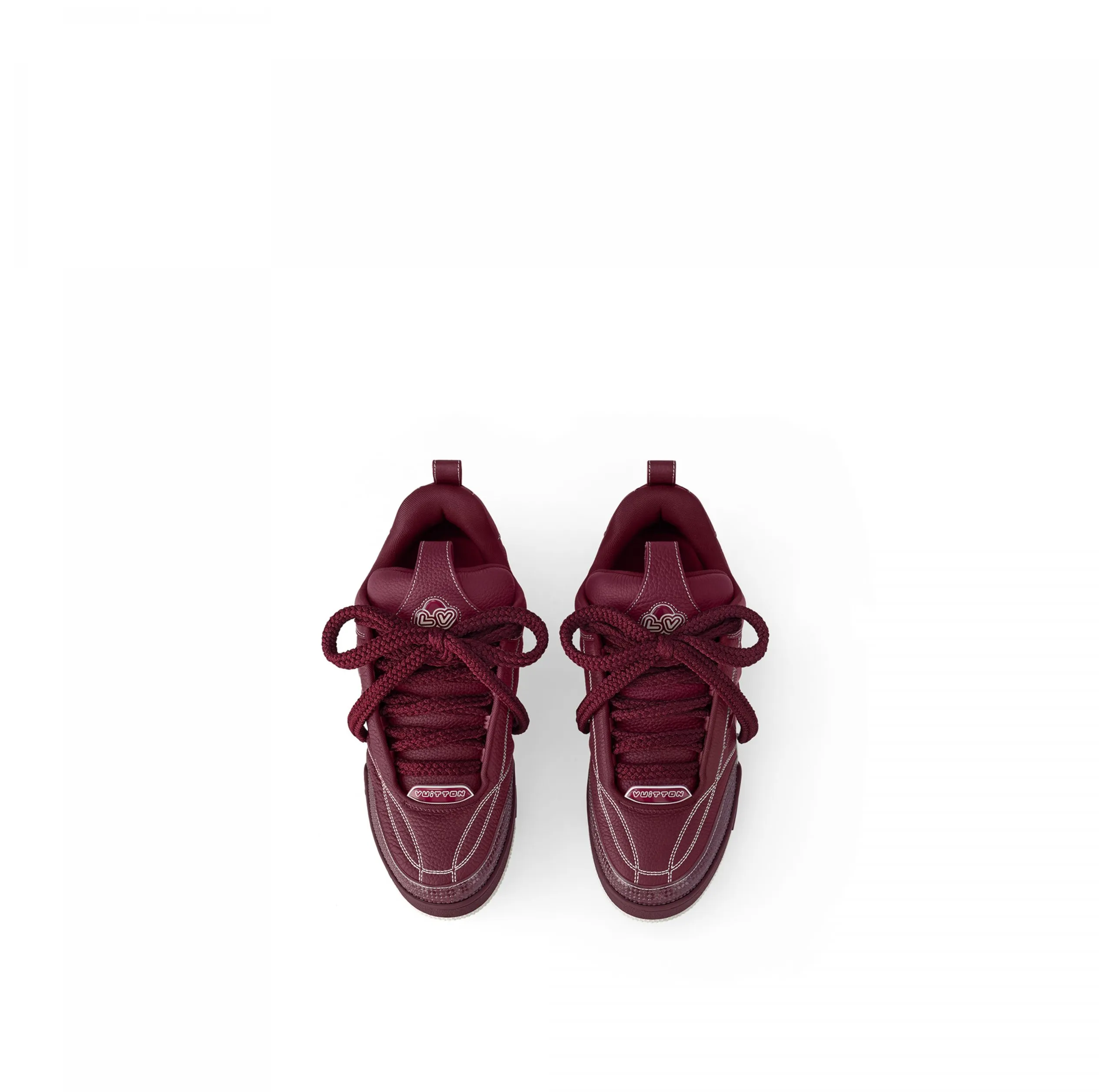 Mcqueen menswear Bagsaaa LV Skate Sneaker Bordeaux Red 1ABZ6N