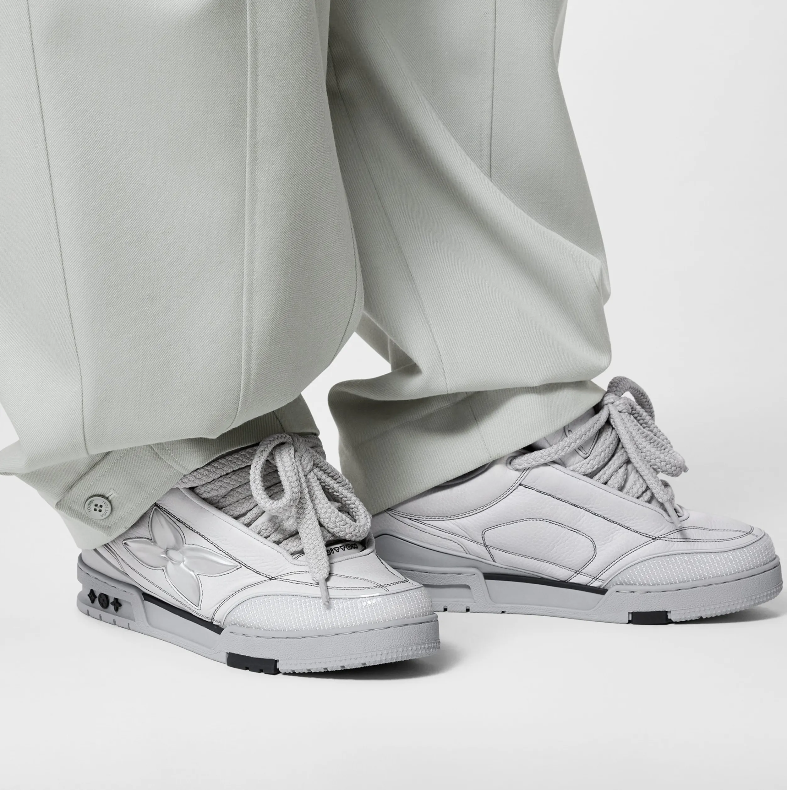 Replica bag Bagsaaa LV Skate Sneaker Grey 1ABZ63