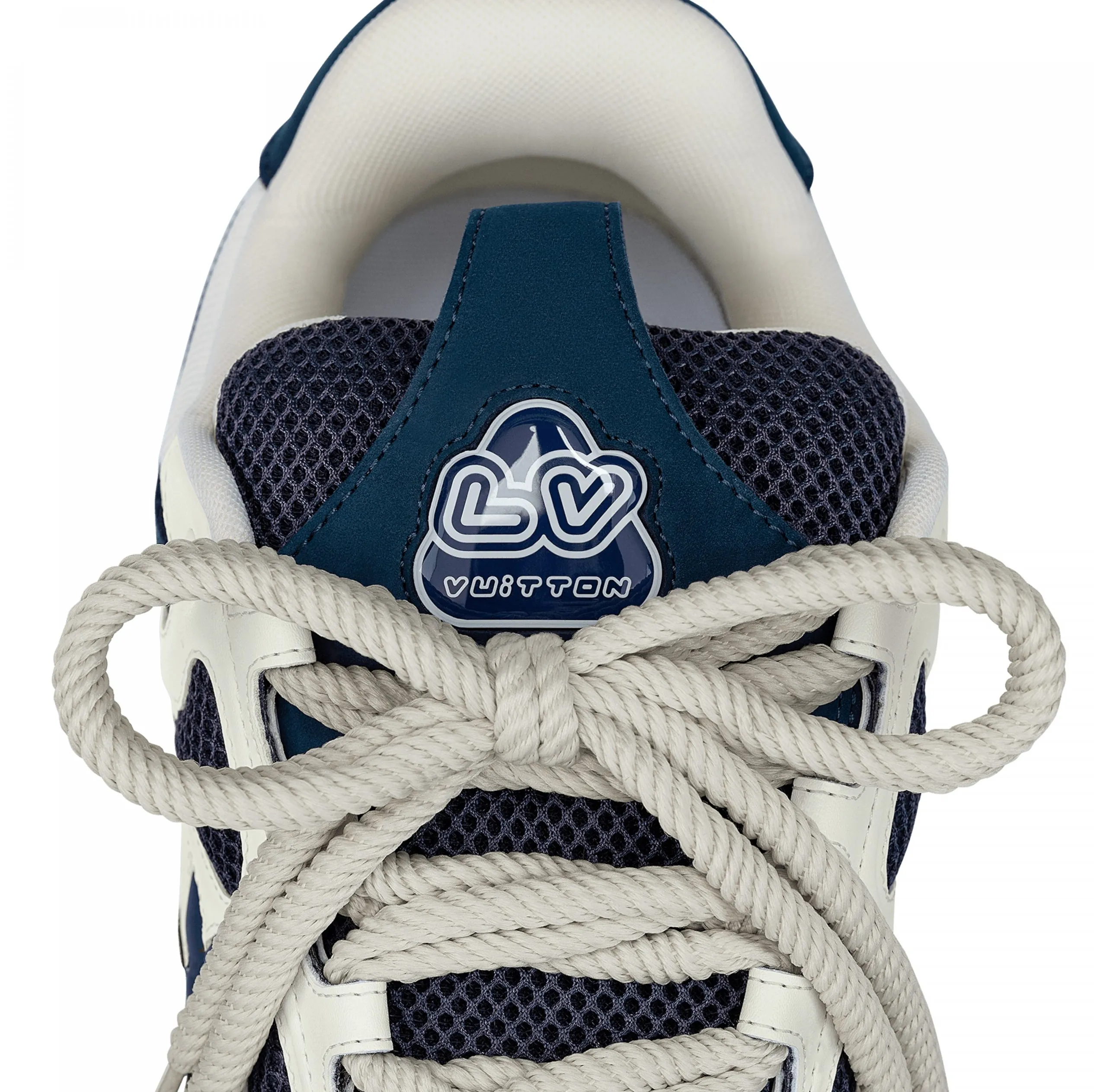 Replica ysl bag Bagsaaa LV Skate Sneaker Navy Blue Marine 1ACF1U