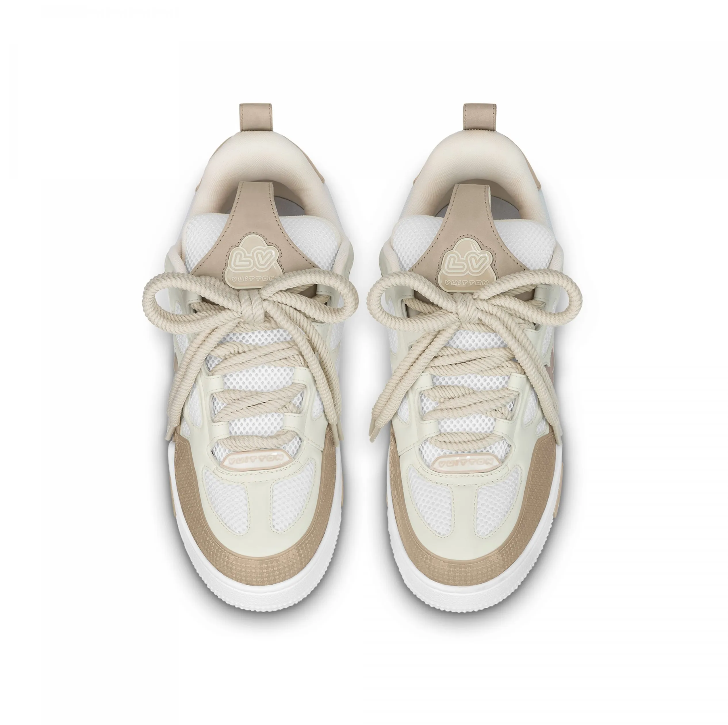 Top lv Bagsaaa LV Skate Sneaker Since 54 Monogram Flowers Beige 1AARQG