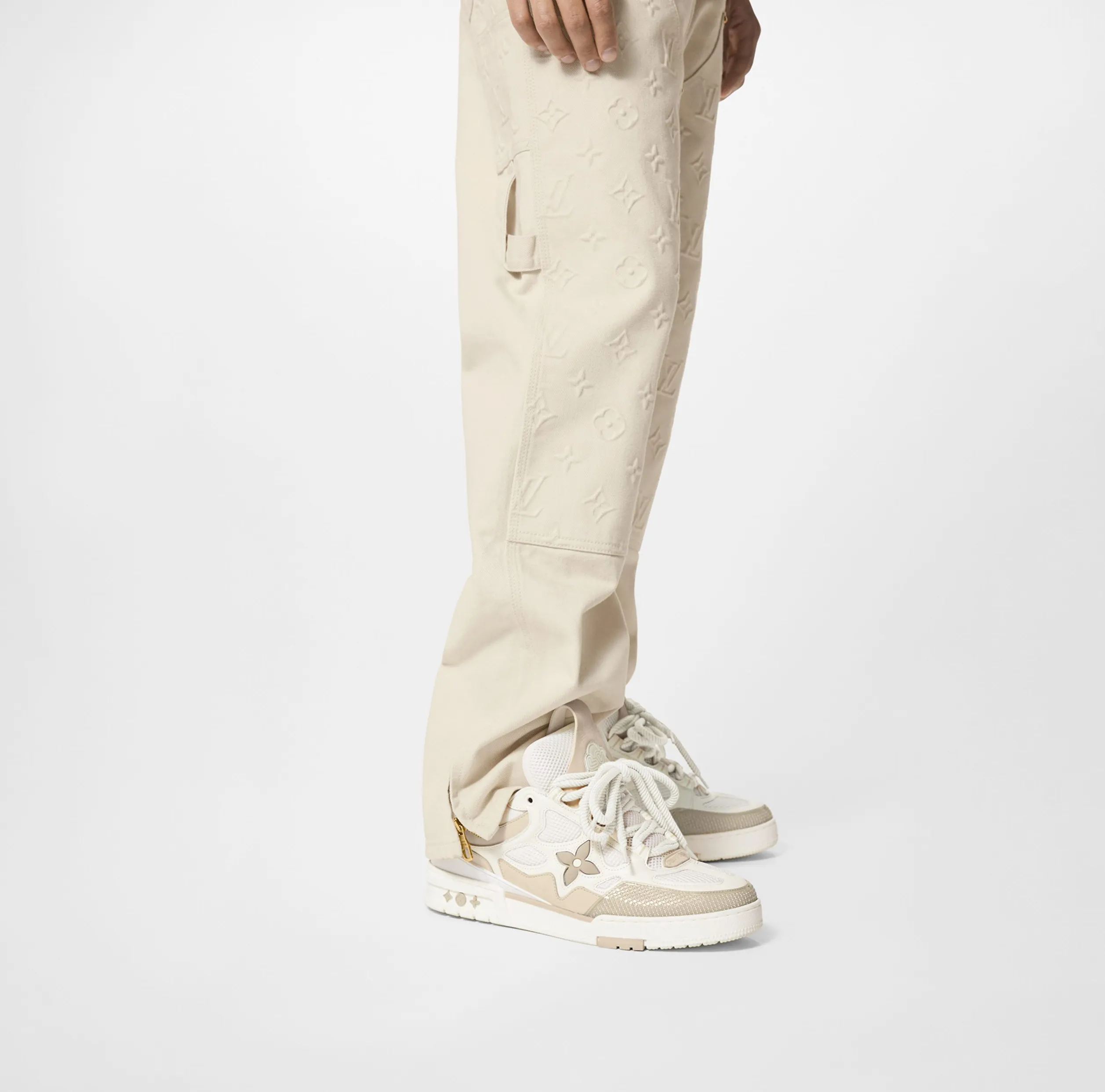 Top lv Bagsaaa LV Skate Sneaker Since 54 Monogram Flowers Beige 1AARQG