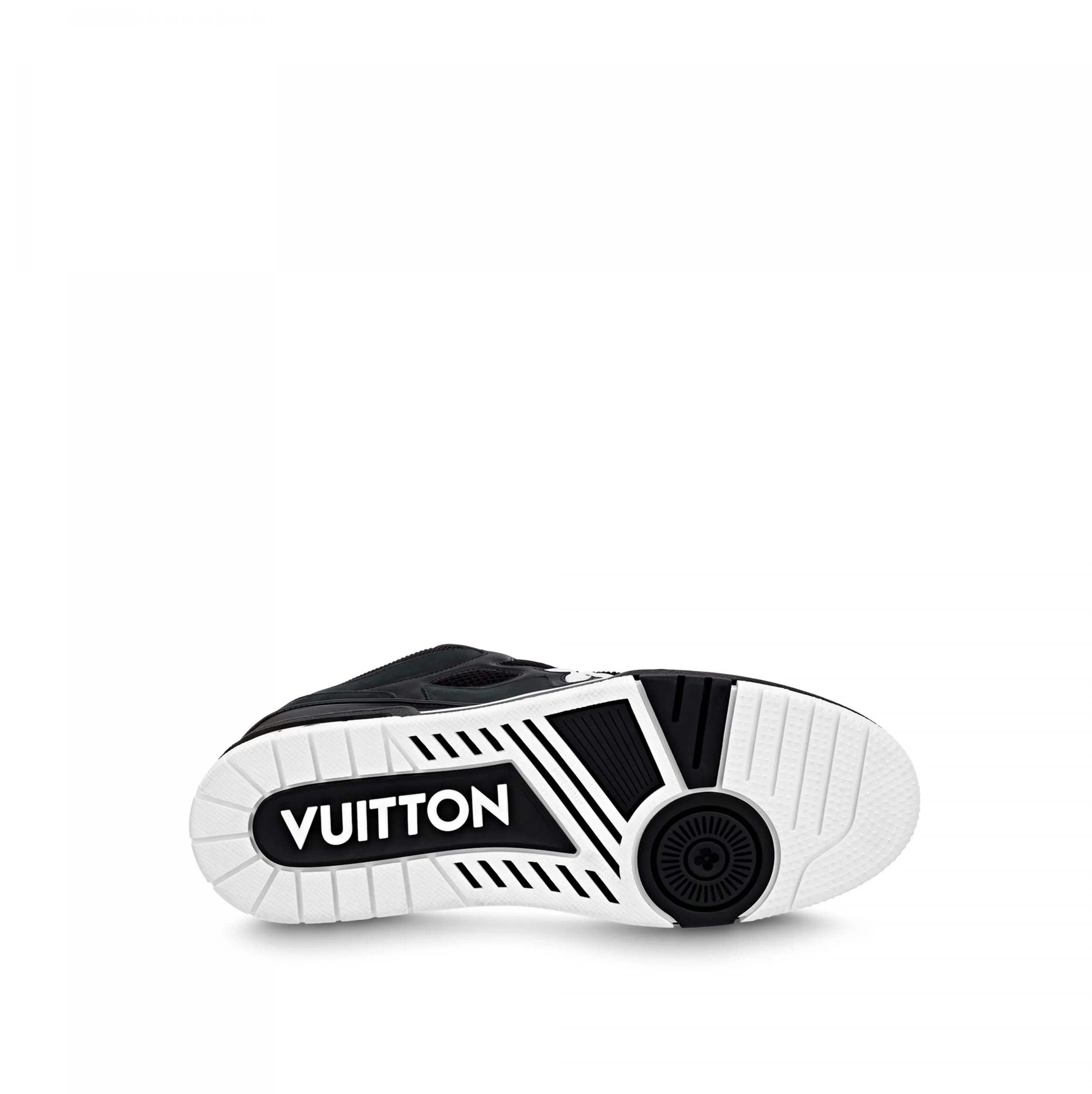Lv shoes replica Bagsaaa LV Skate Sneaker Since 54 Monogram Flowers Black 1AARR0