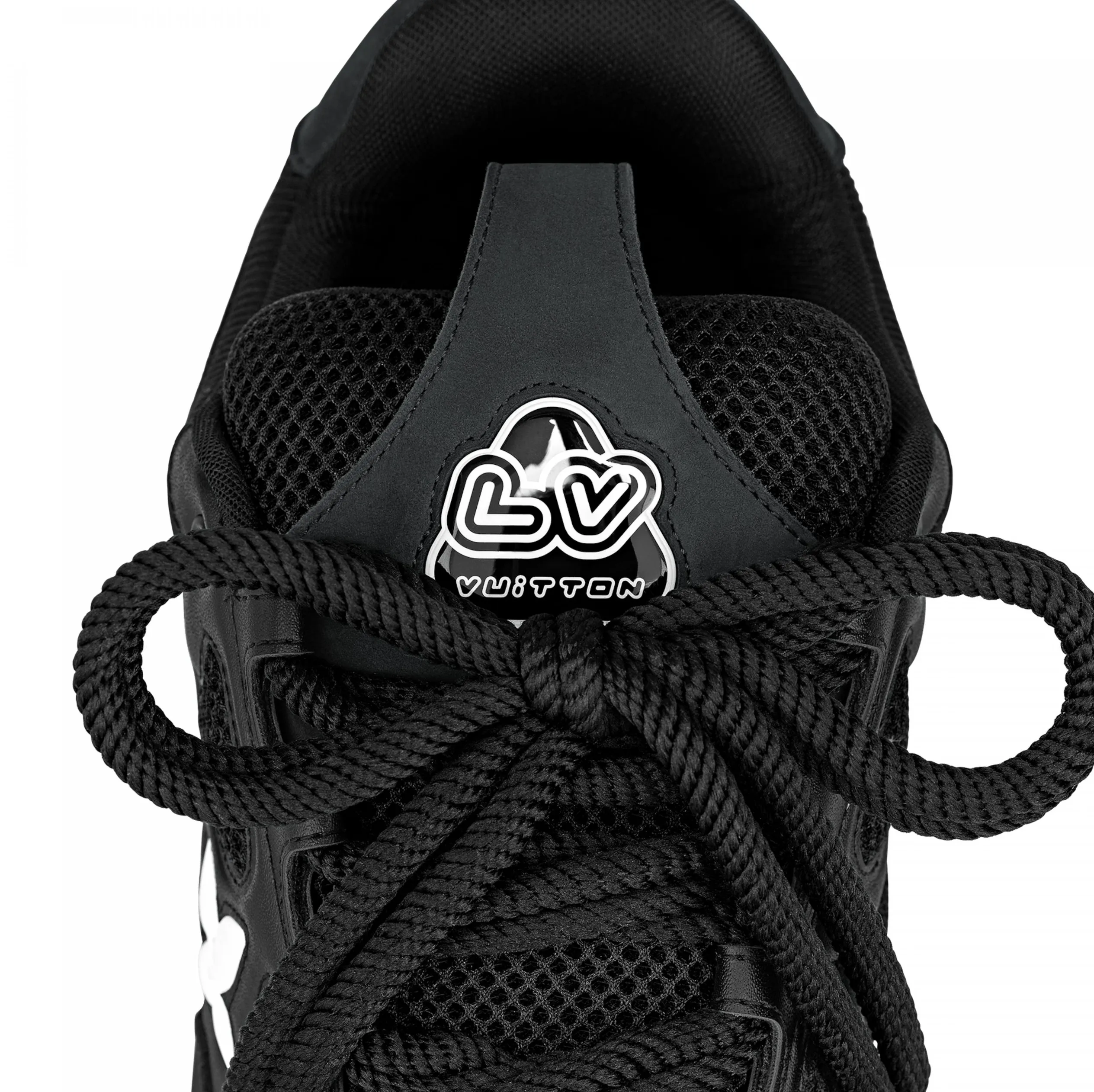 Lv shoes replica Bagsaaa LV Skate Sneaker Since 54 Monogram Flowers Black 1AARR0