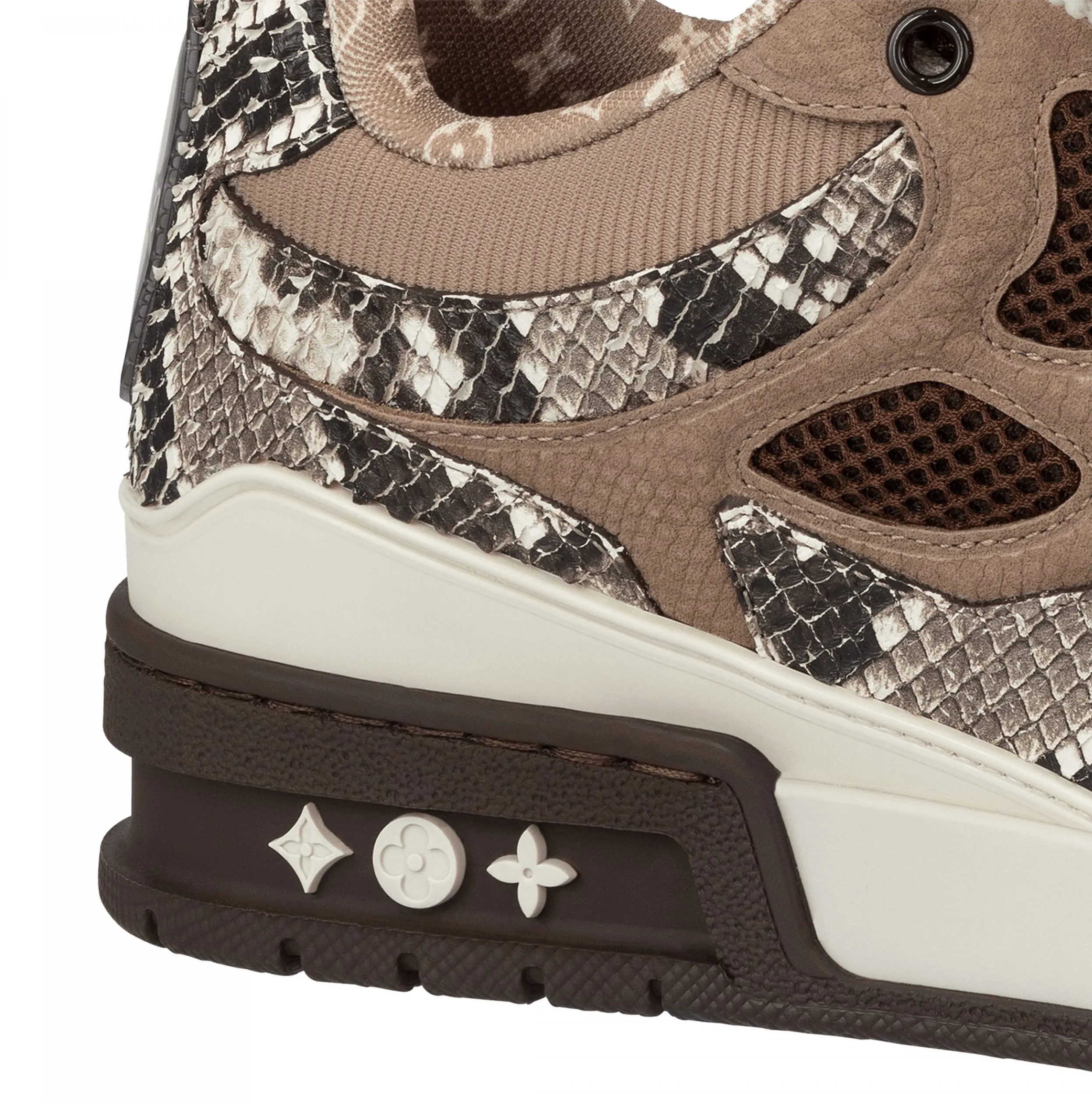 Shop for brands Bagsaaa LV Skate Sneaker Since 54 Monogram Flowers Brown 1ABMG1