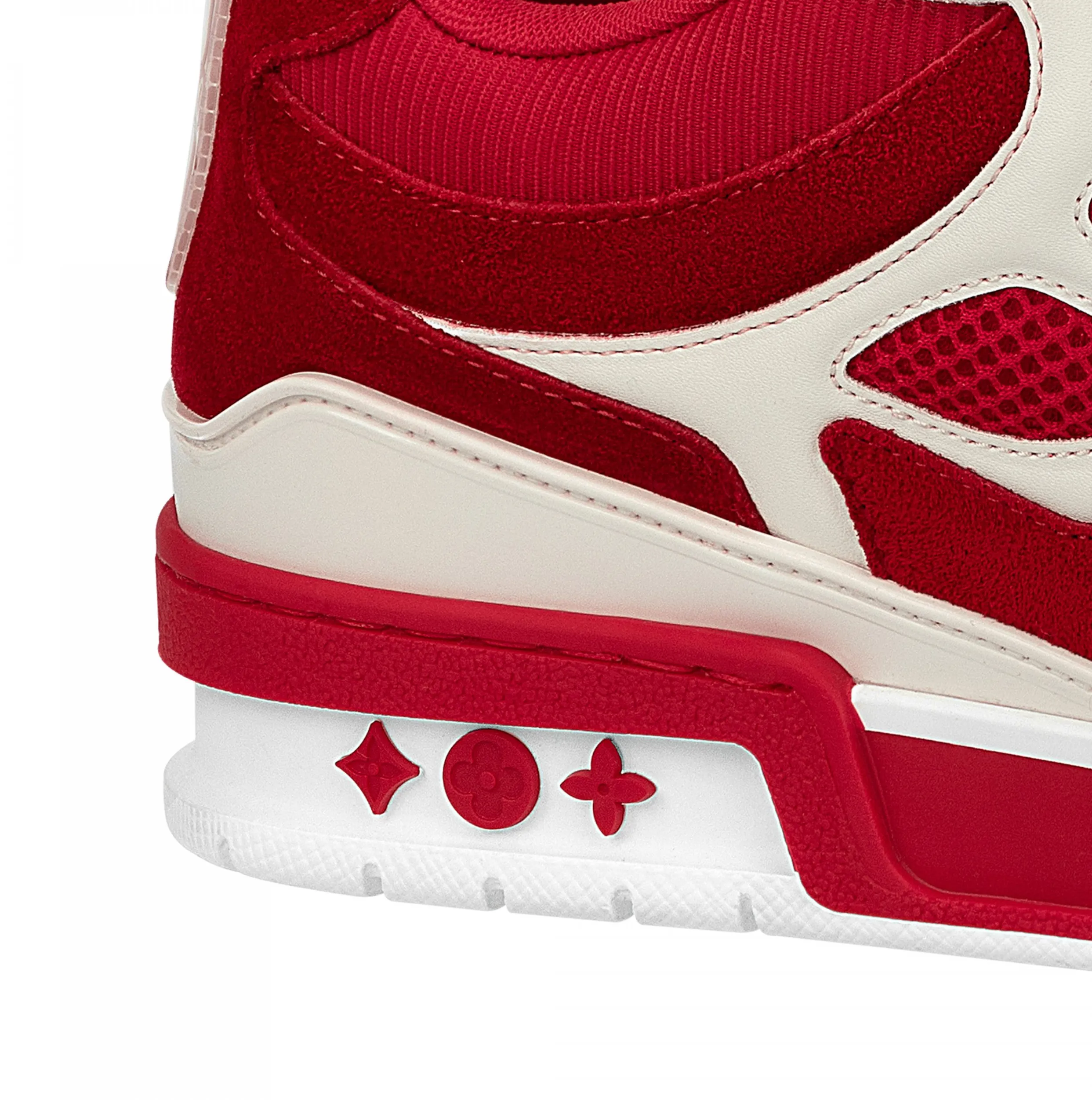 Original chanel store Bagsaaa LV Skate Sneaker Since 54 Monogram Flowers Red 1AARS4