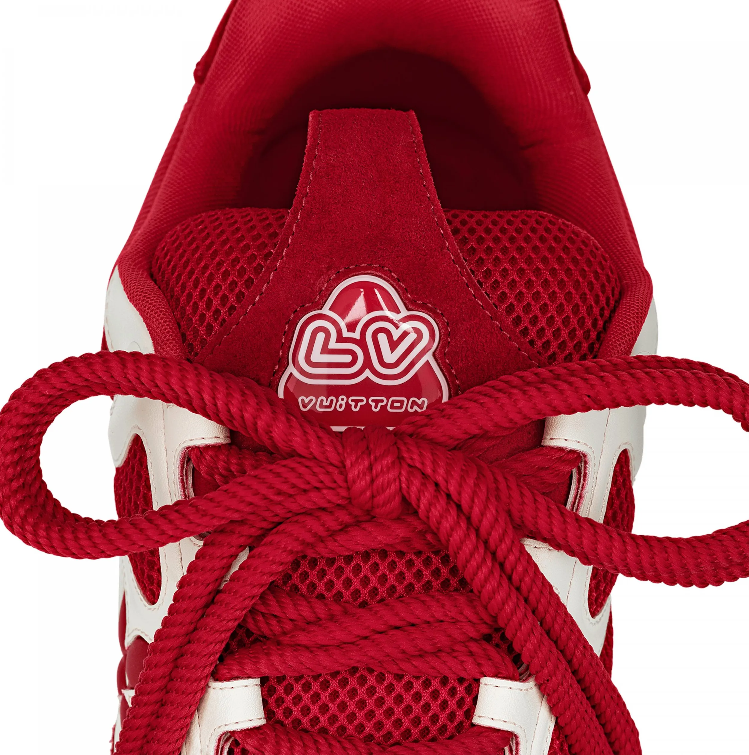 Original chanel store Bagsaaa LV Skate Sneaker Since 54 Monogram Flowers Red 1AARS4