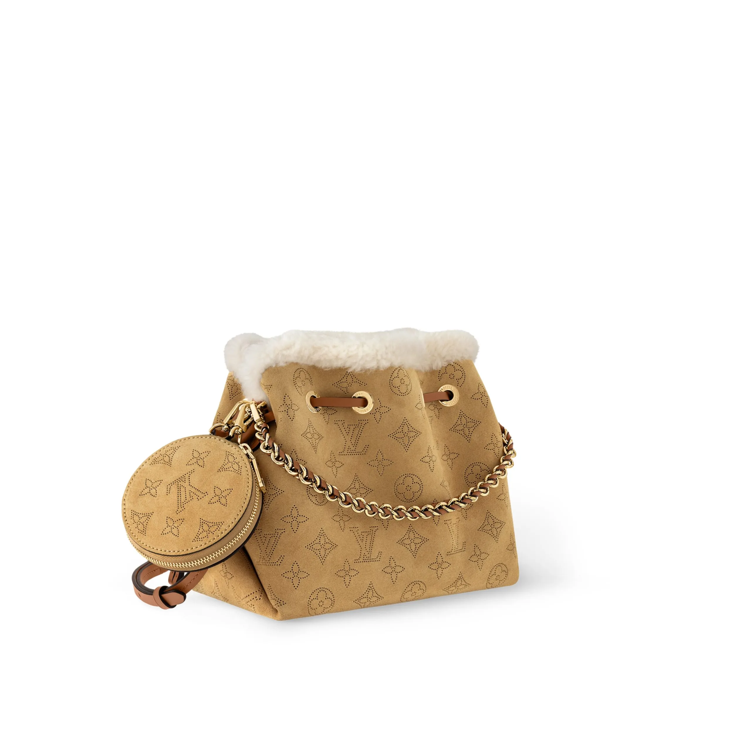 By mens Bagsaaa LV Ski M11839 Bella Mahina Suede Beige