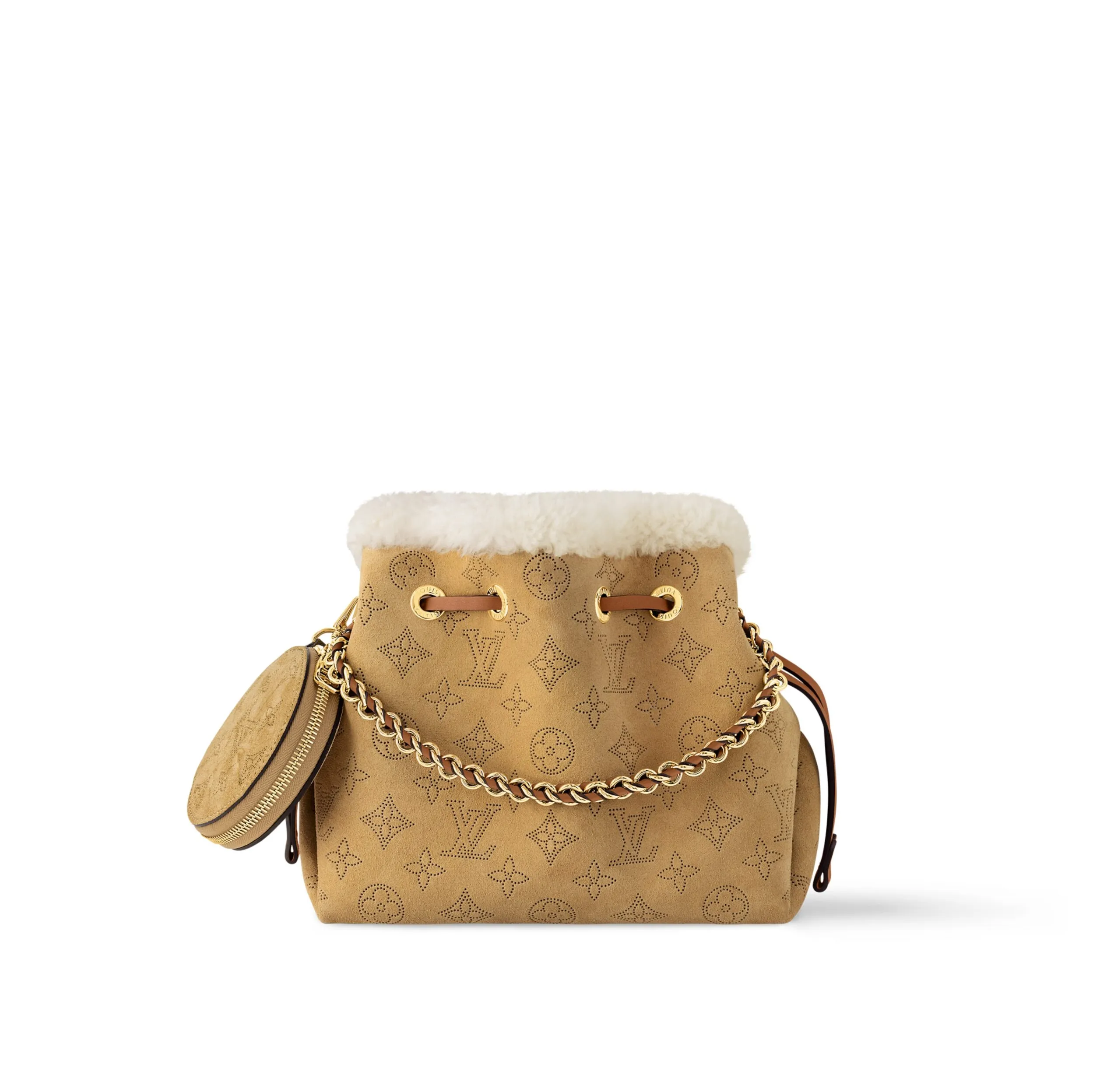 Bagsaaa LV Ski M11839 Bella Mahina Suede Beige