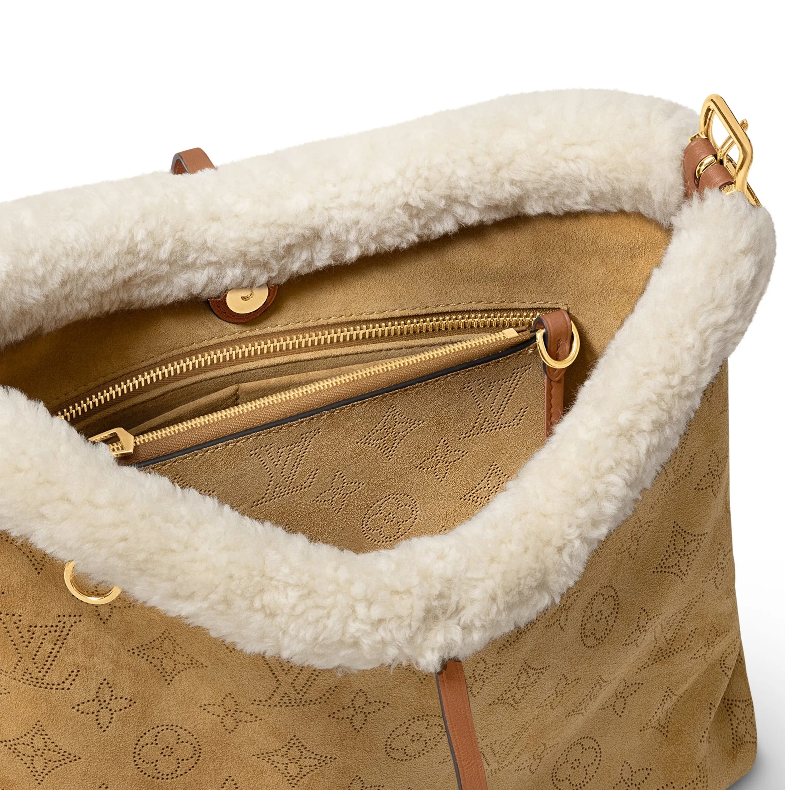 Store shopping Bagsaaa LV Ski M11843 CarryAll PM Mahina Suede Beige