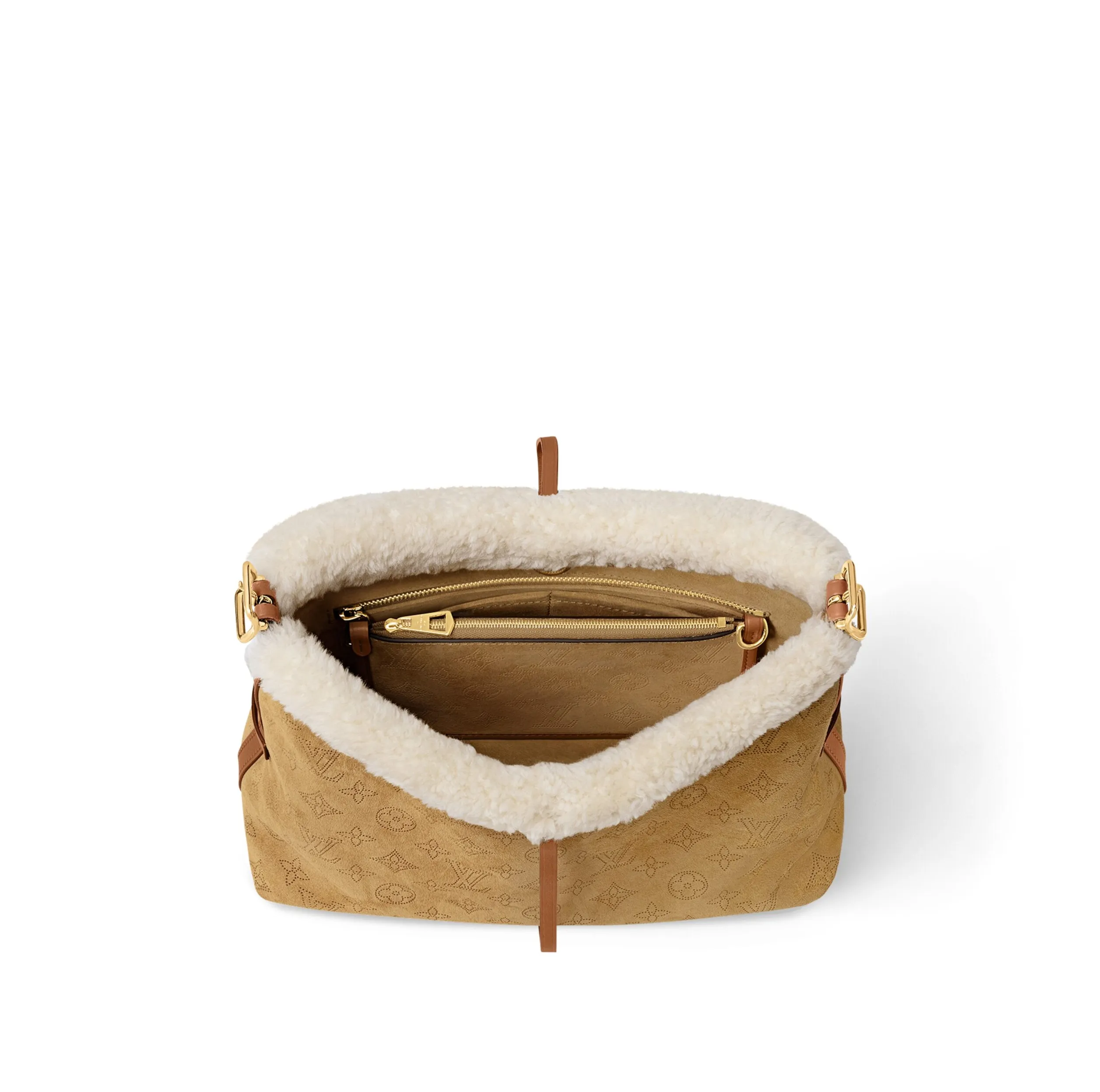 Store shopping Bagsaaa LV Ski M11843 CarryAll PM Mahina Suede Beige