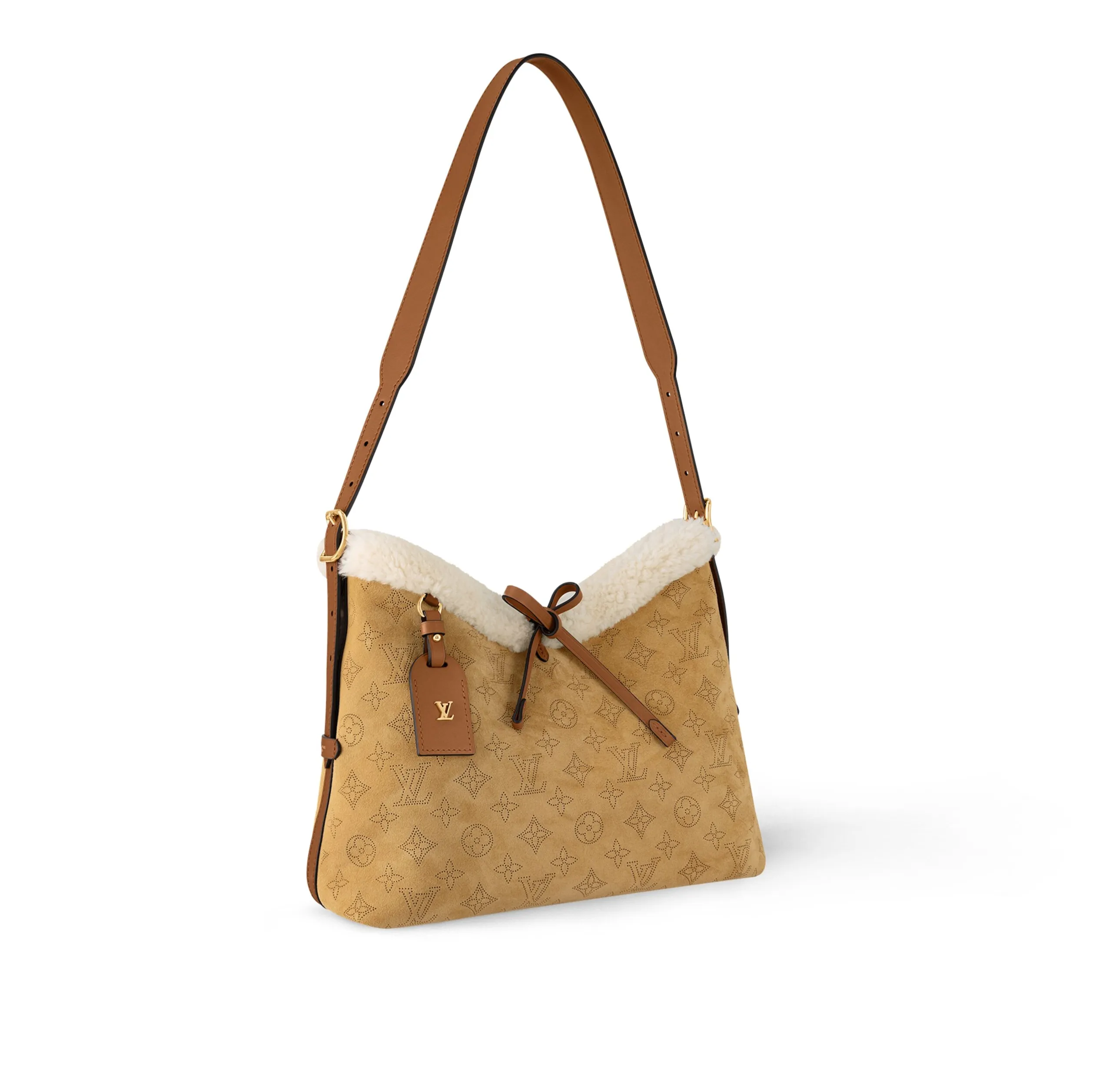 Store shopping Bagsaaa LV Ski M11843 CarryAll PM Mahina Suede Beige