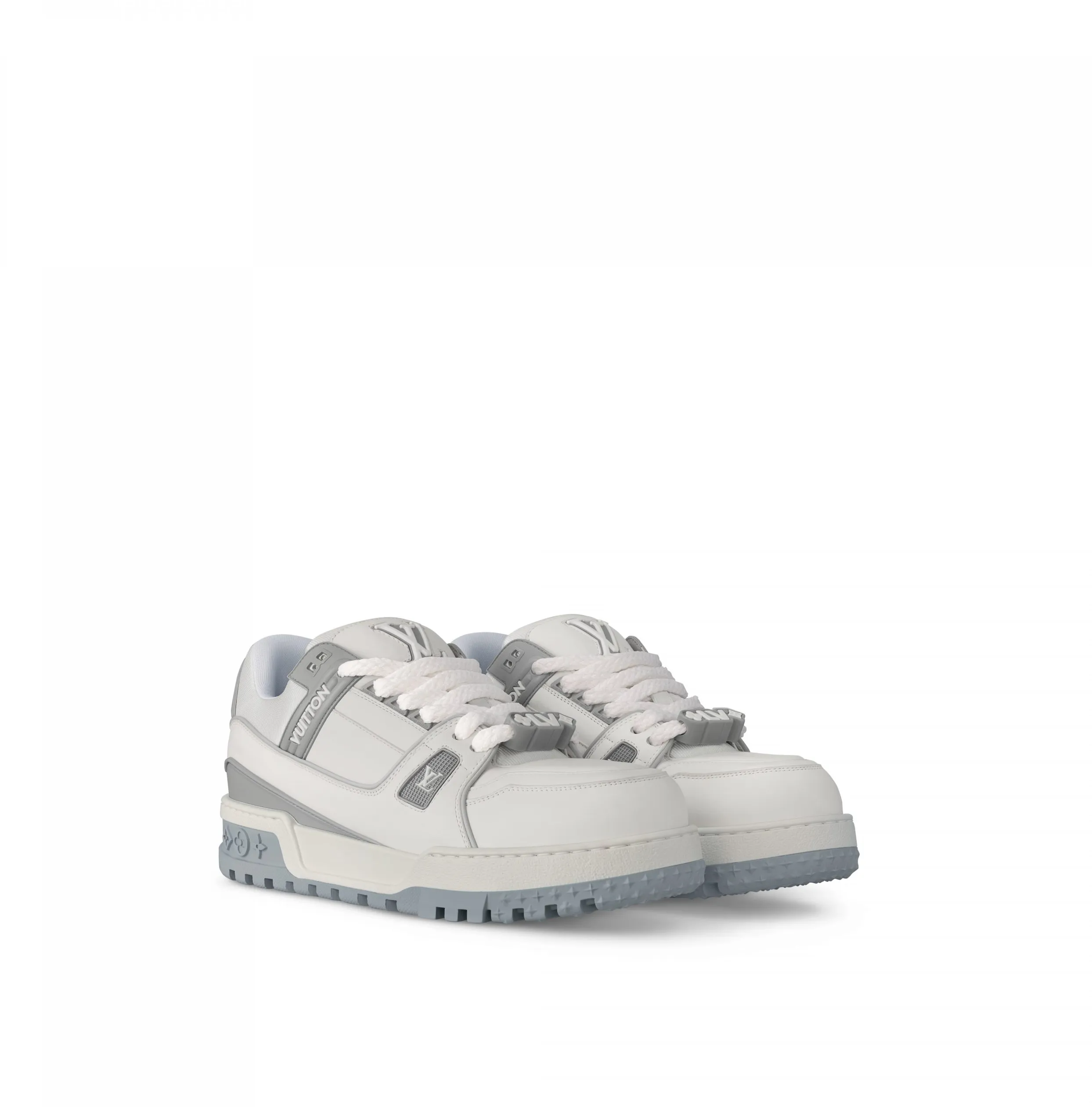 Replica rick owens shoes Bagsaaa LV Trainer Maxi Sneaker Gray 1ACPPP