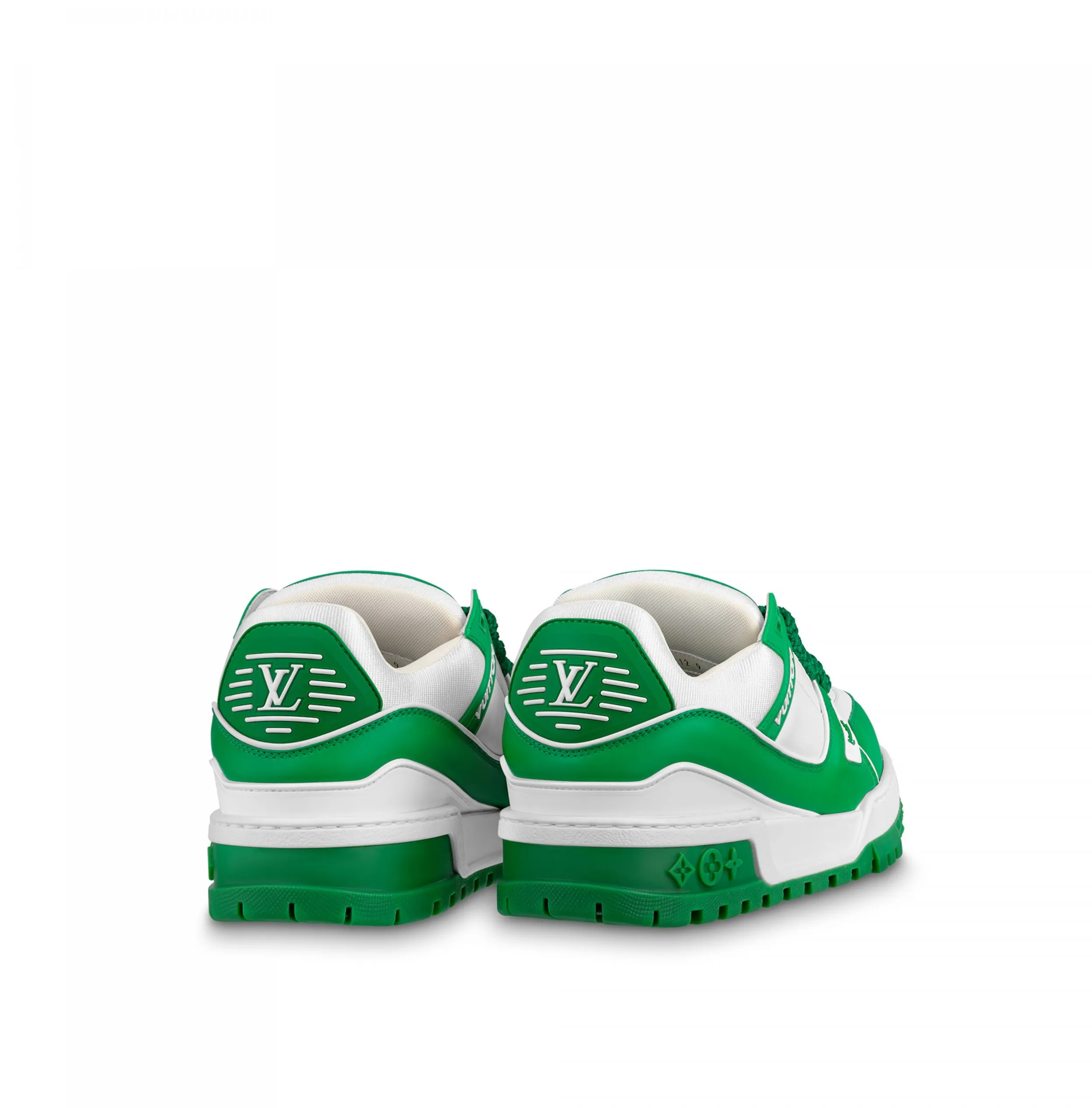 Replica bag Bagsaaa LV Trainer Maxi Sneaker Green 1AB8SC