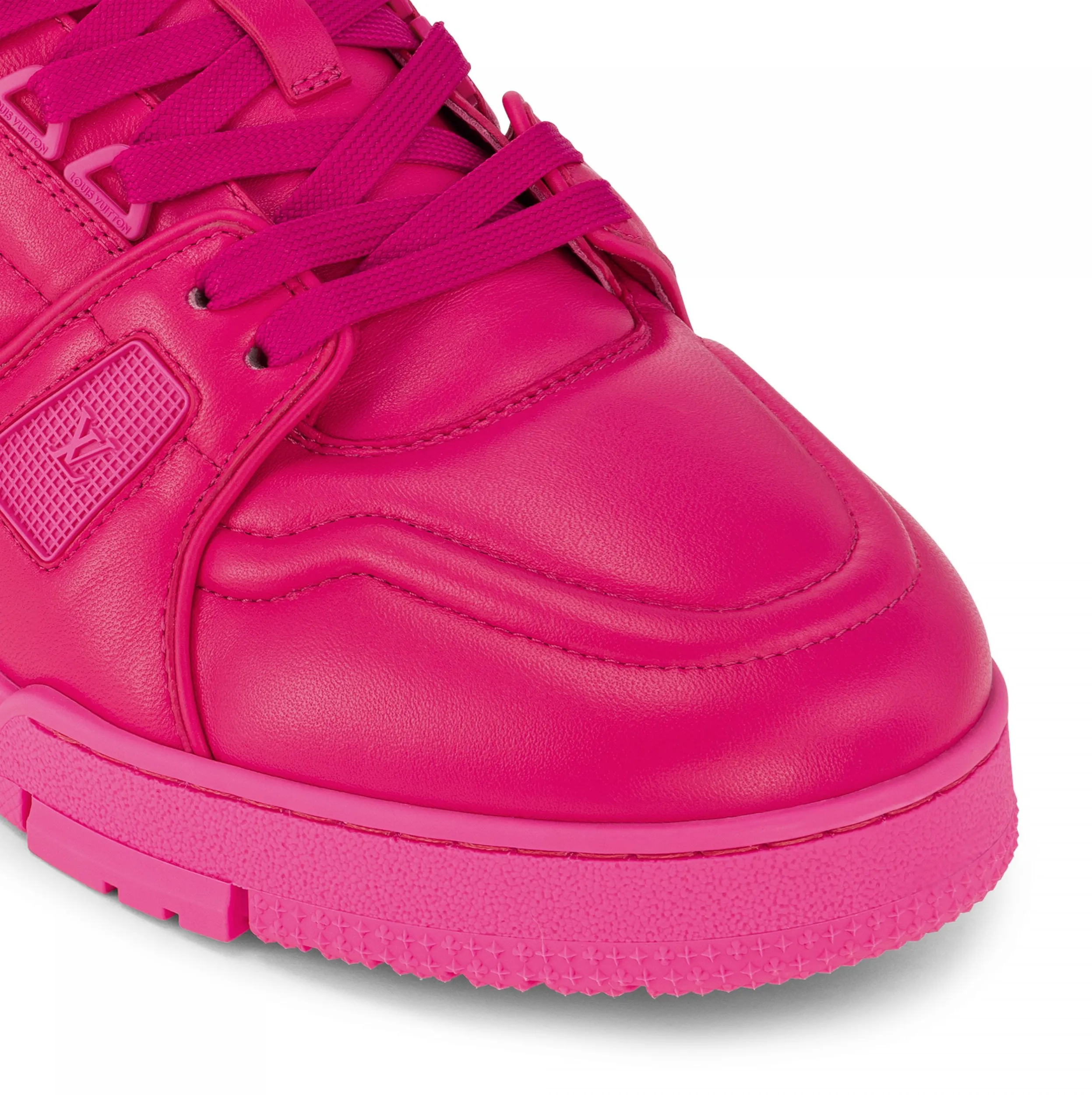 Store shopping Bagsaaa LV Trainer Sneaker Calf leather Fuchsia 1AC5CB