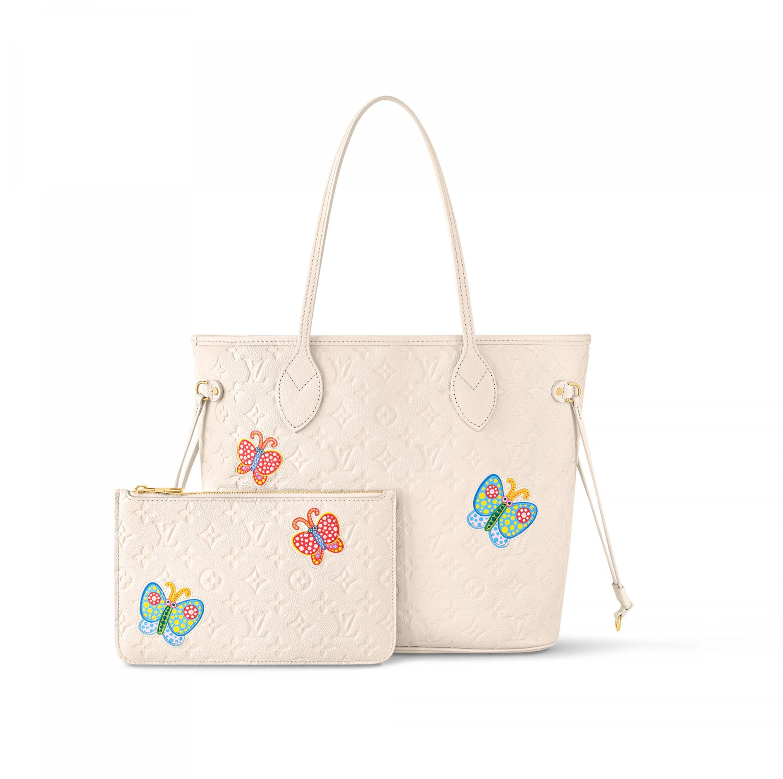 Store mens Bagsaaa LV x YK Neverfull MM M21733 Quartz
