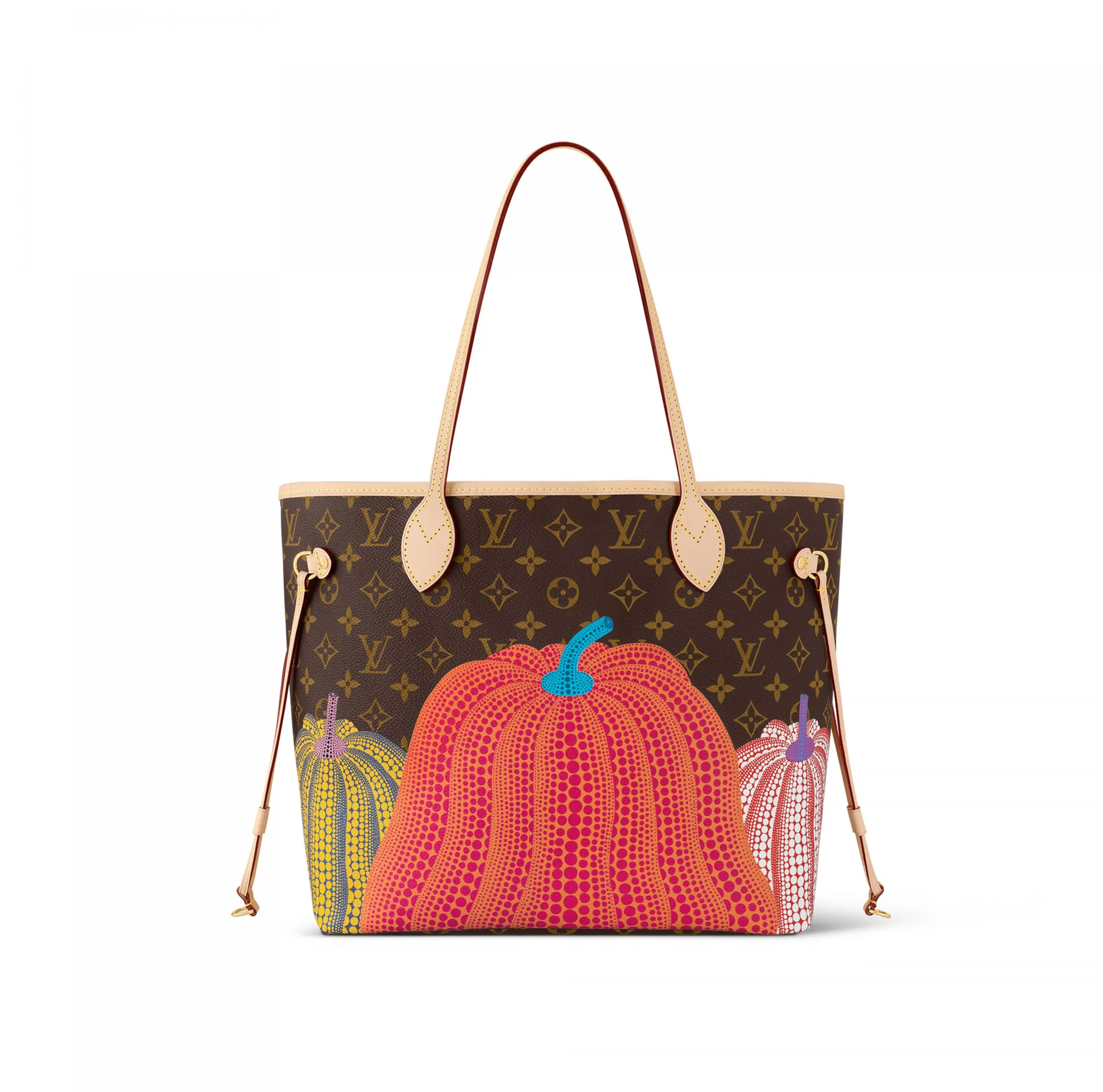 Bagsaaa LV x YK Neverfull MM M46468 Pumpkin print