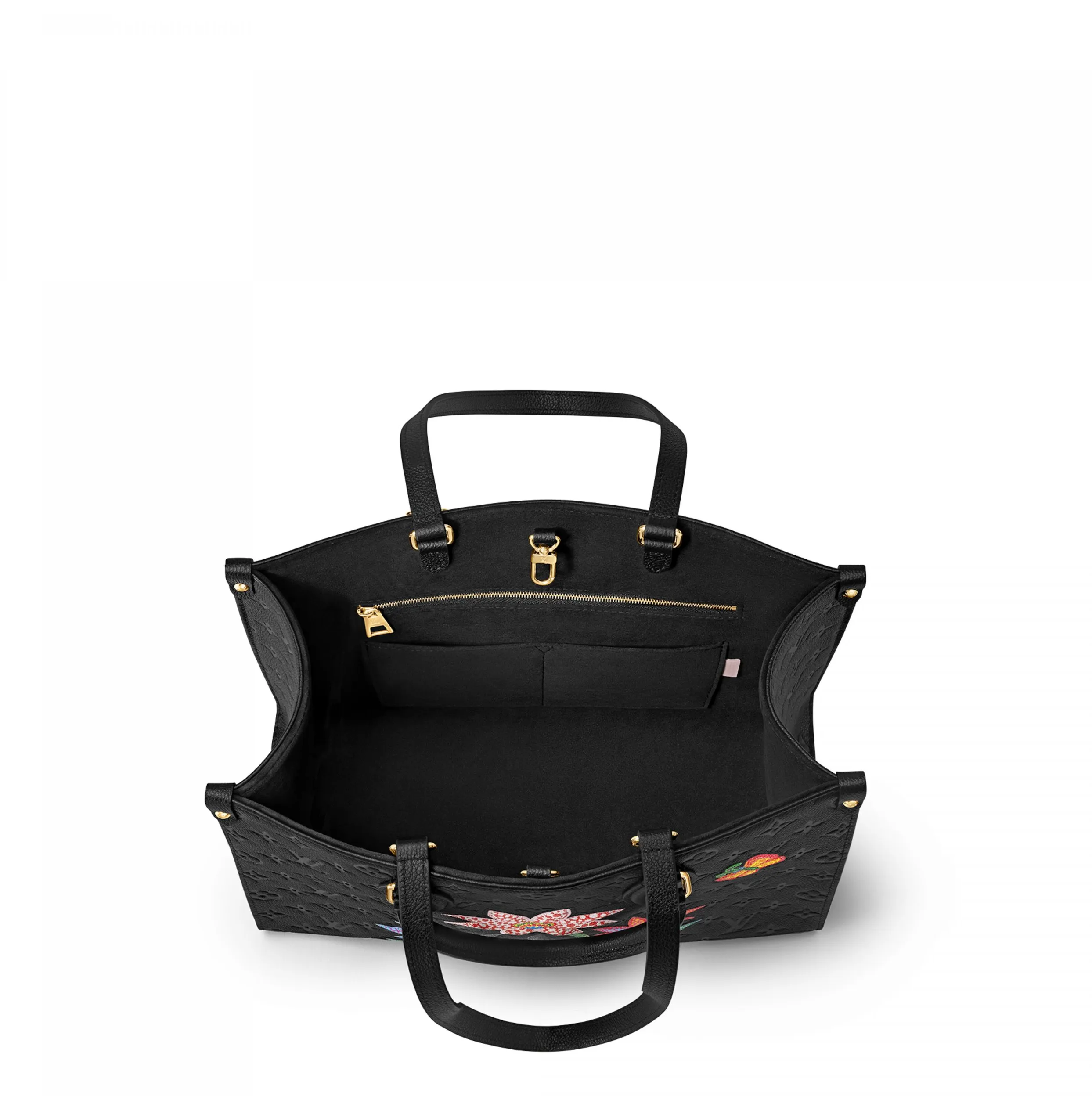 Replica ysl bags Bagsaaa LV x YK OnTheGo MM M46416 Black