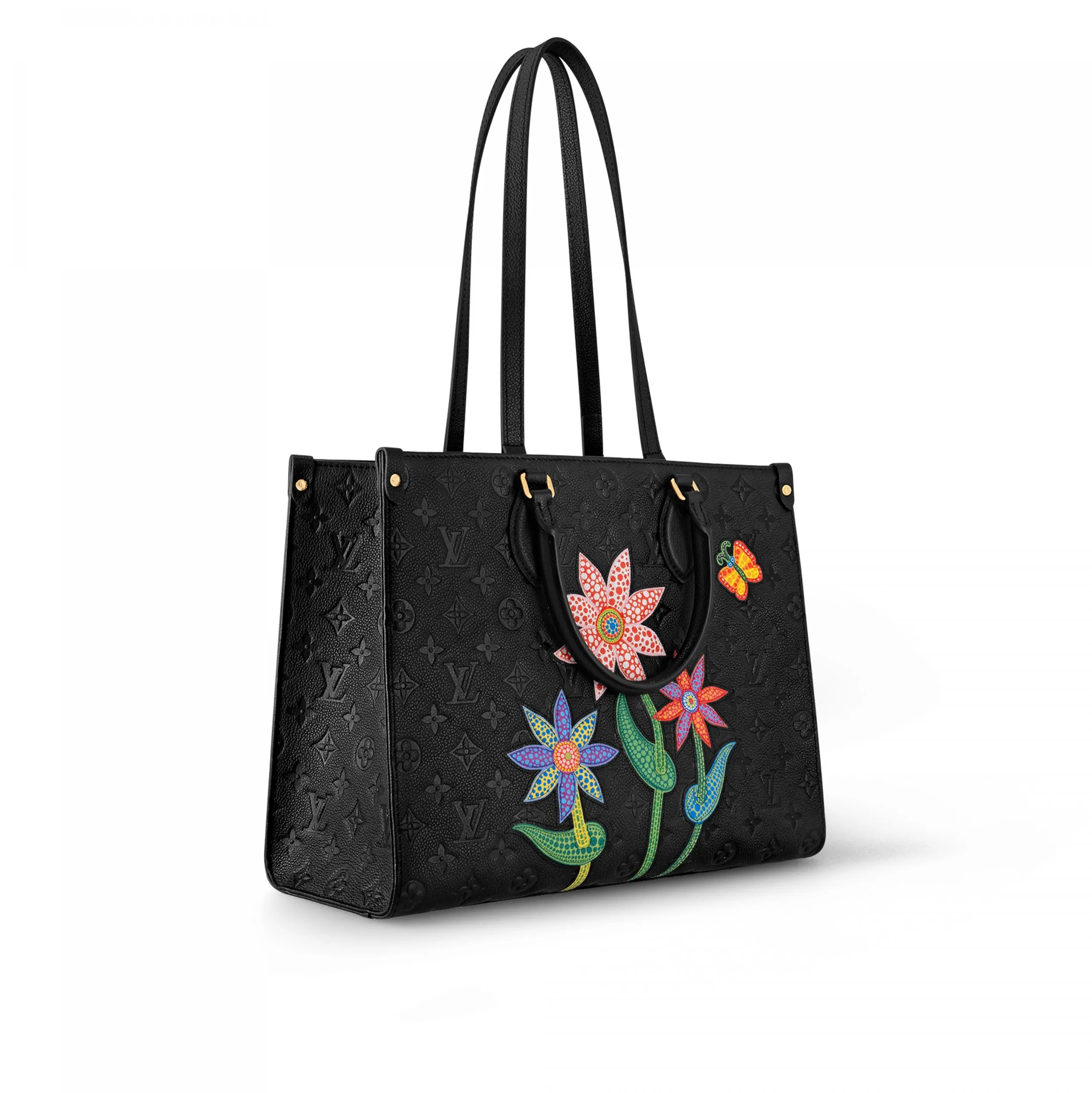 Replica ysl bags Bagsaaa LV x YK OnTheGo MM M46416 Black
