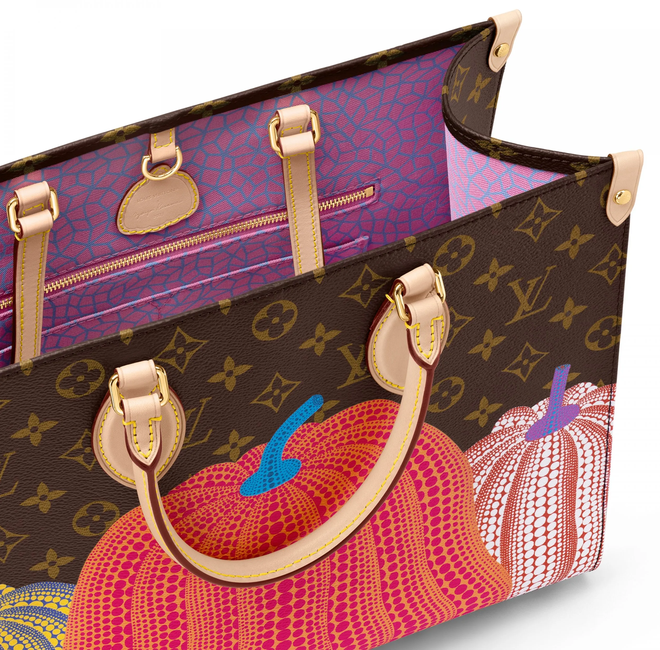 Replica shop Bagsaaa LV x YK OnTheGo MM M46466 Pumpkin print