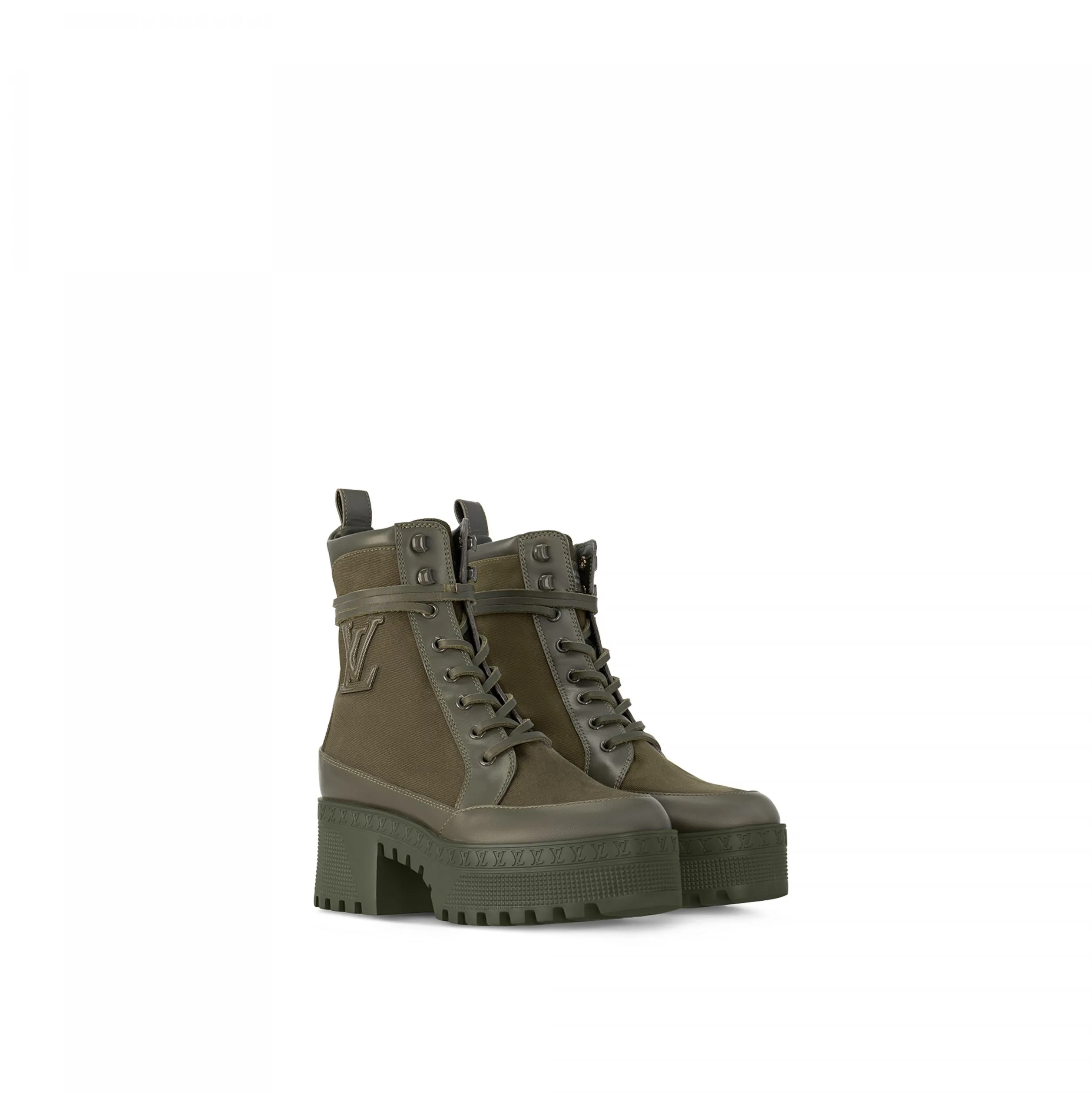 Balenciaga shoes replica Bagsaaa Laureate Platform Desert Boot Khaki Green 1AC7S9
