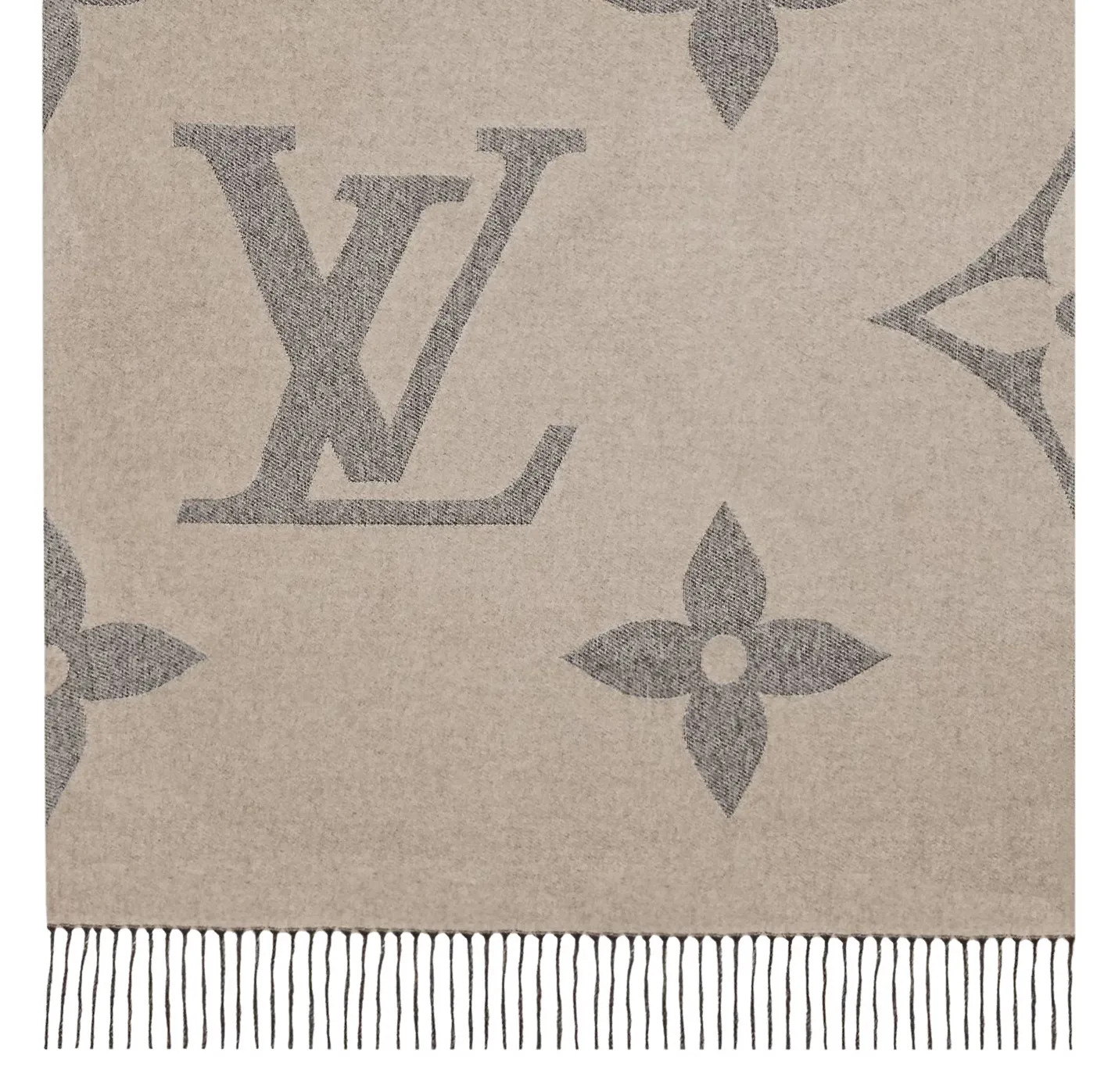 Lauren ralph lauren logo Bagsaaa Light Grey M77951 MNG Giant Scarf