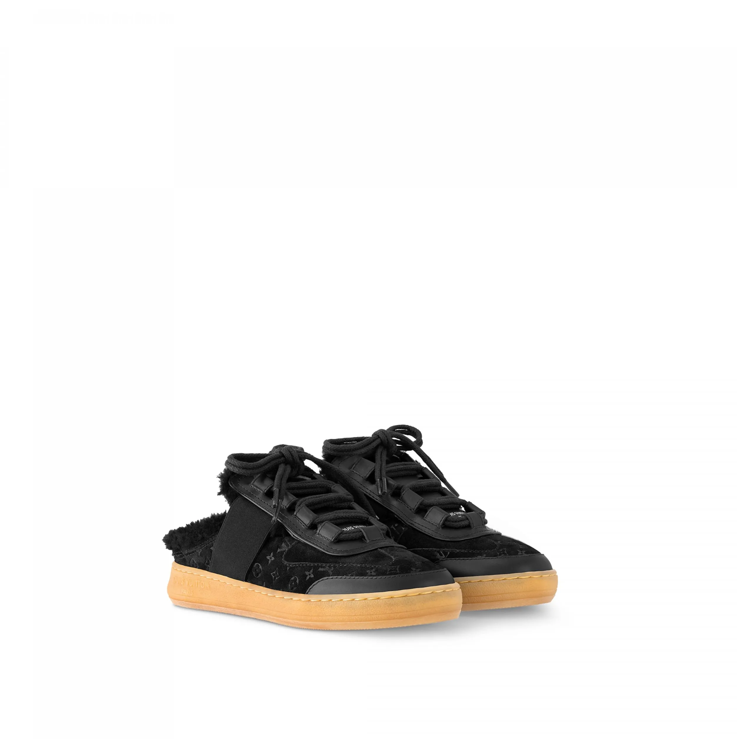 Dolce gabbana replica Bagsaaa Lous Open Back Sneaker Black 1ACAE7