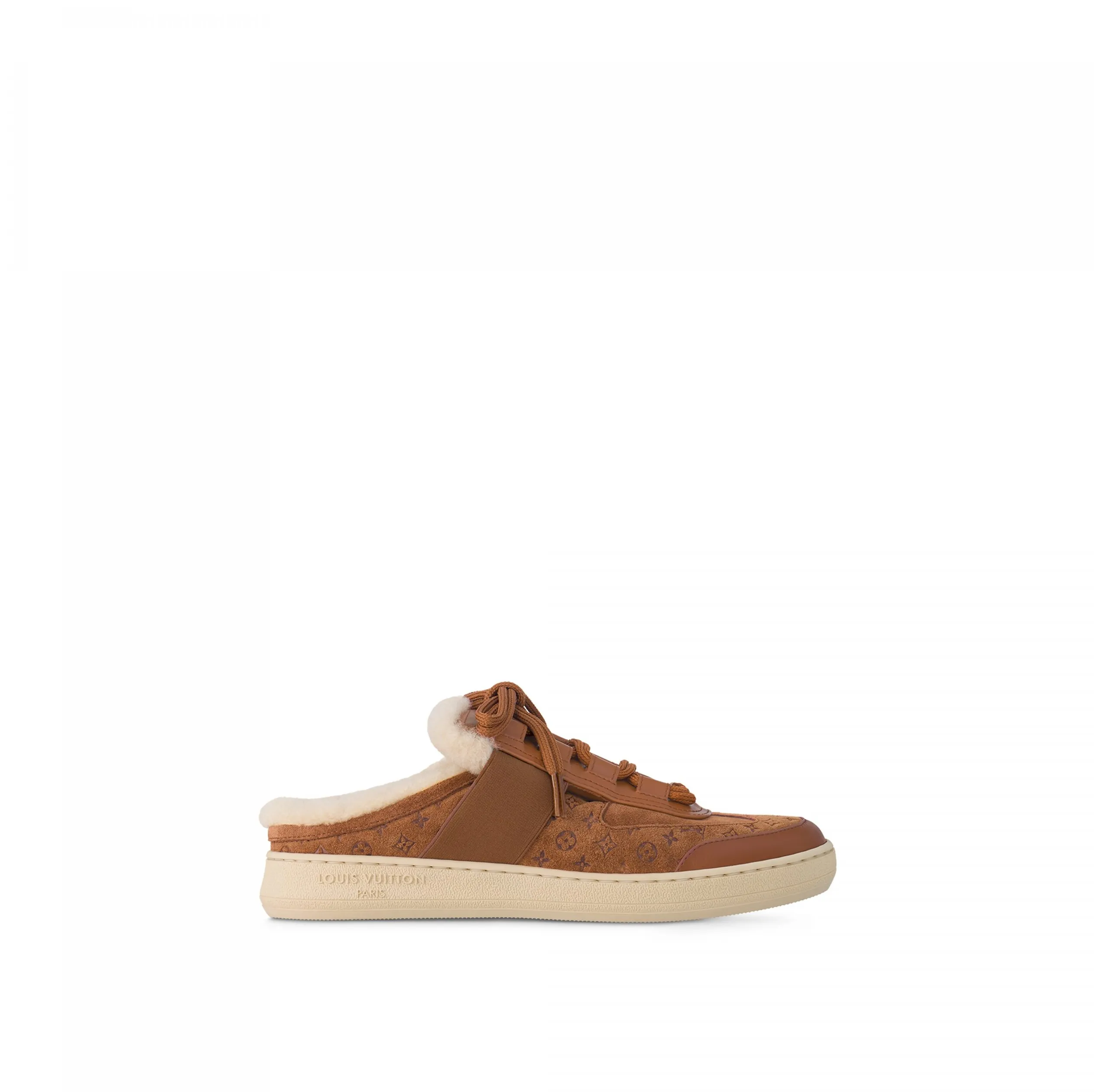 Bagsaaa Lous Open Back Sneaker Cognac Brown 1ACADB
