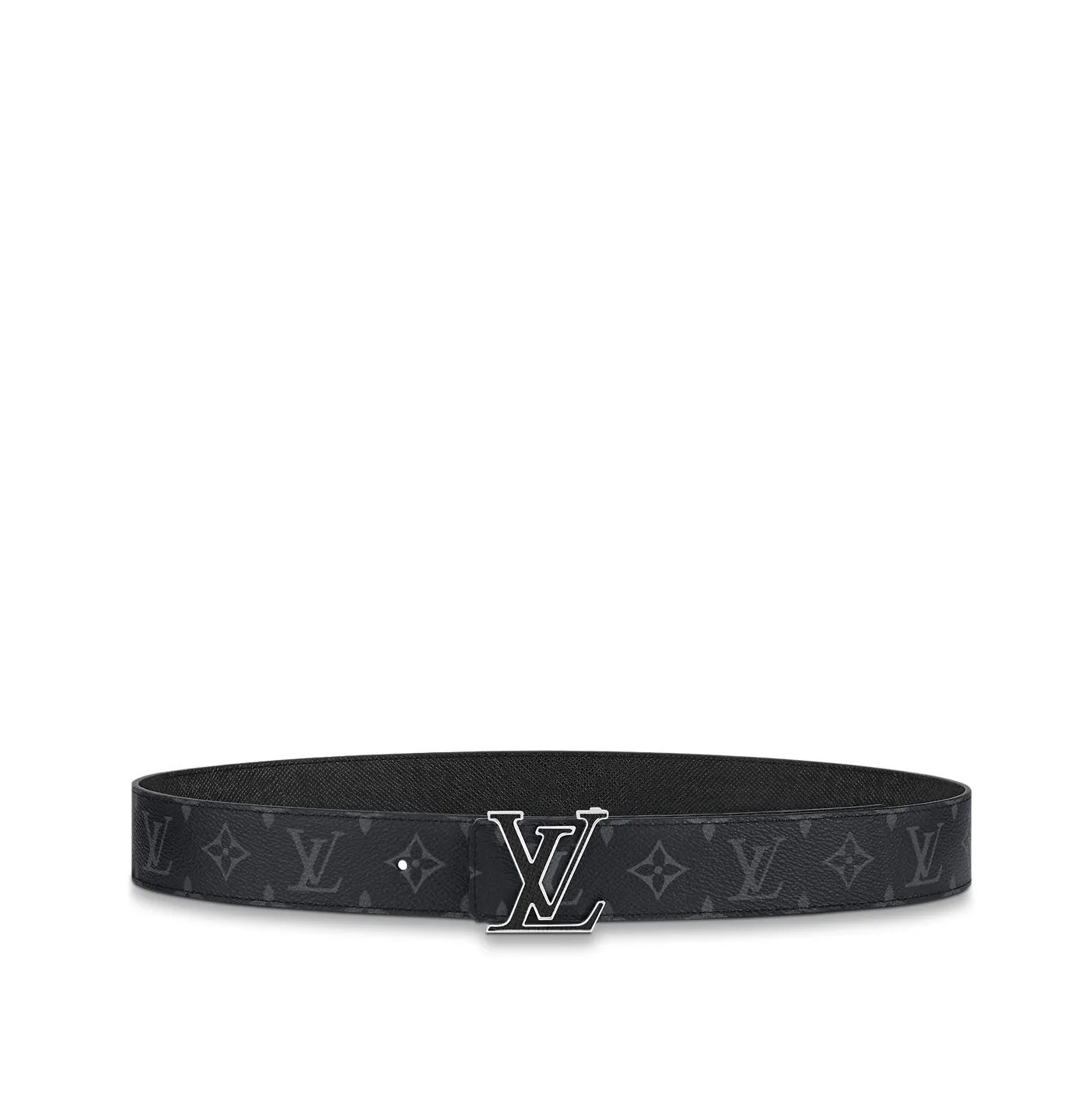Bagsaaa M0157U Black LV Initiales 40mm Reversible Belt