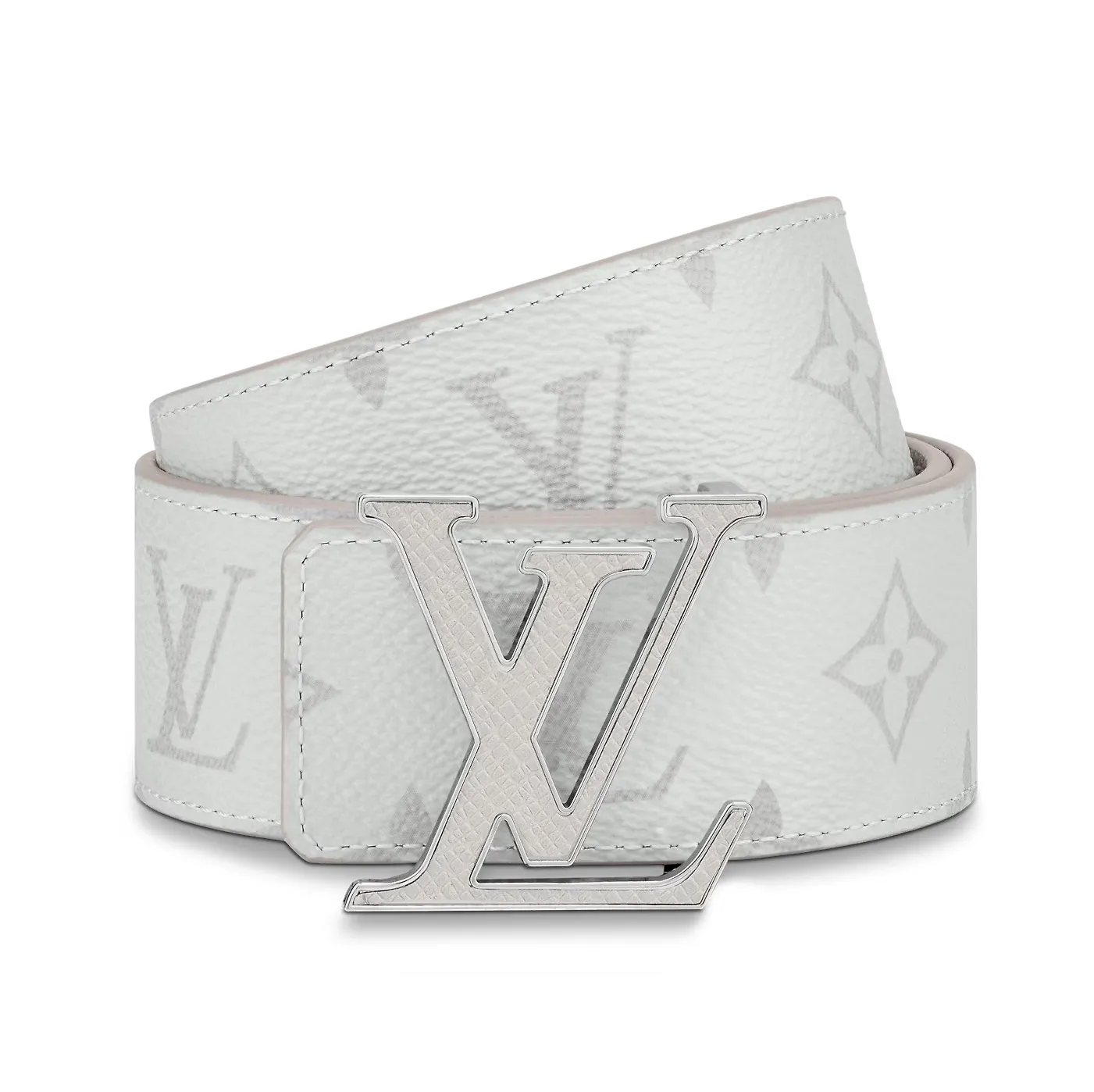 Shop shoulder bags Bagsaaa M0158U White LV Initiales 40mm Reversible Belt